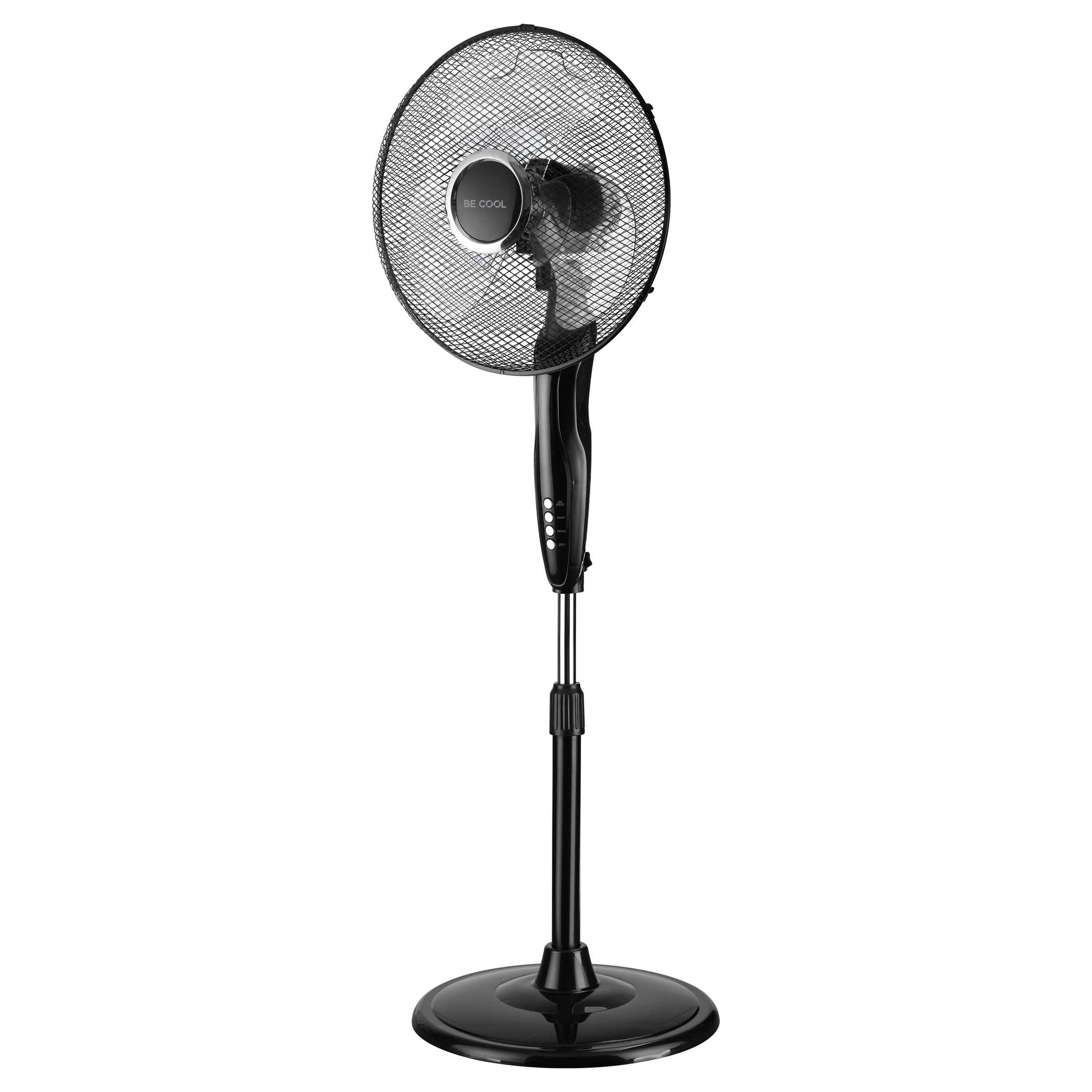 be cool Standventilator »Standventilator 40cm mit Fernbedienung BC16SFRC schwarz«, Timer-Funktion