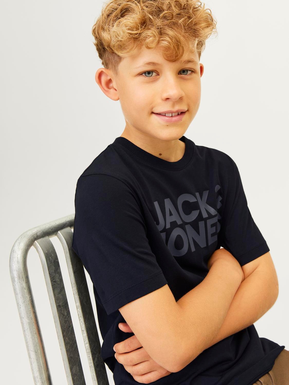 Jack & Jones Junior Rundhalsshirt »JJECORP LOGO TEE SS O-NECK NOOS JNR«