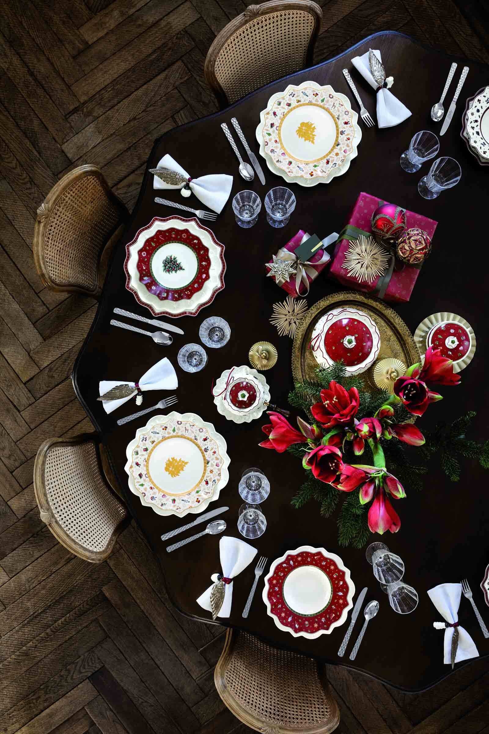 Villeroy & Boch Geschirr-Set »Tafelservice Toy's Delight 8er Set weiß« Mikrowellengeeignet