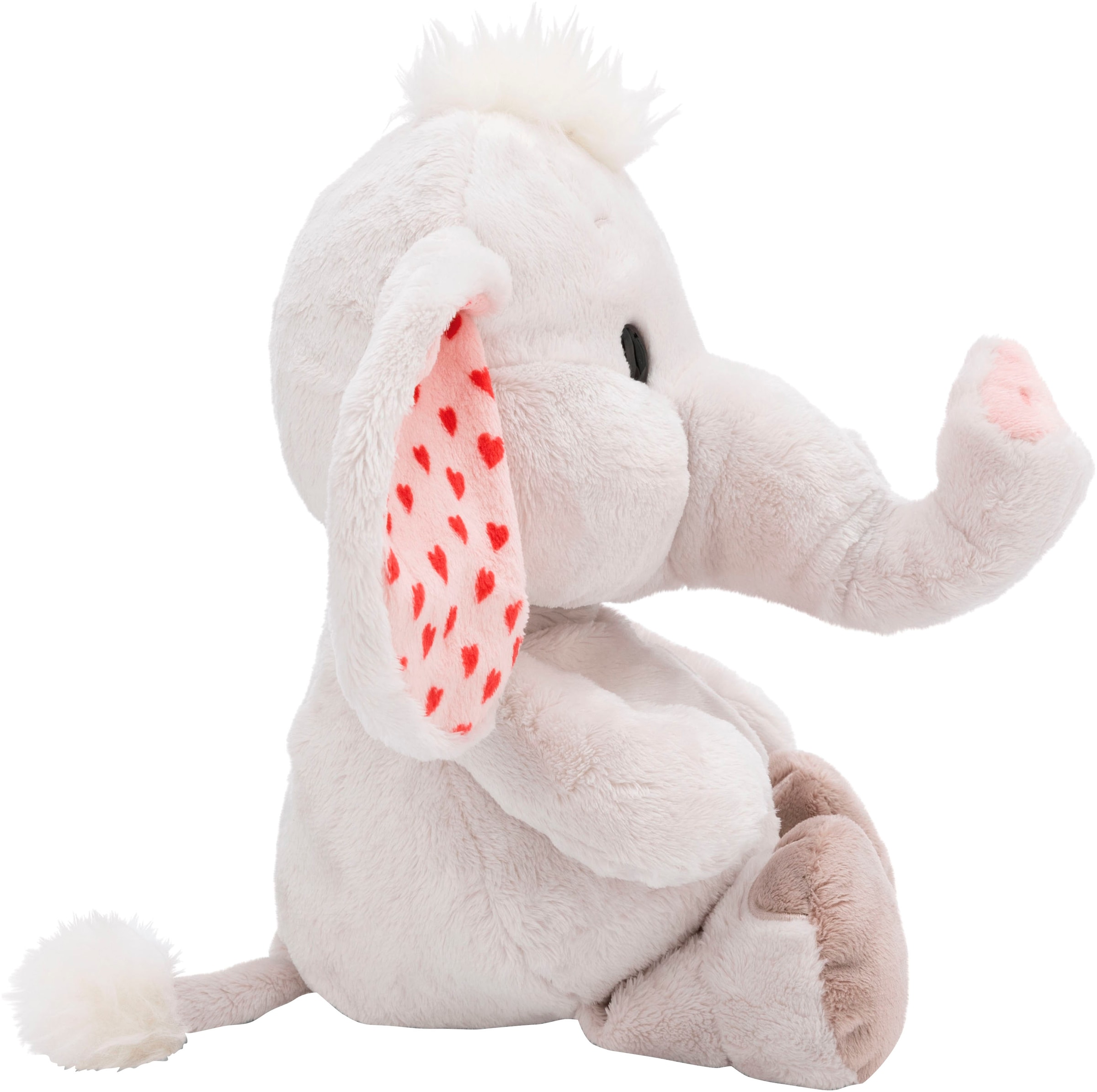 Nici Kuscheltier »Love, Elefant hellgrau, 48 cm«, schlenkernd
