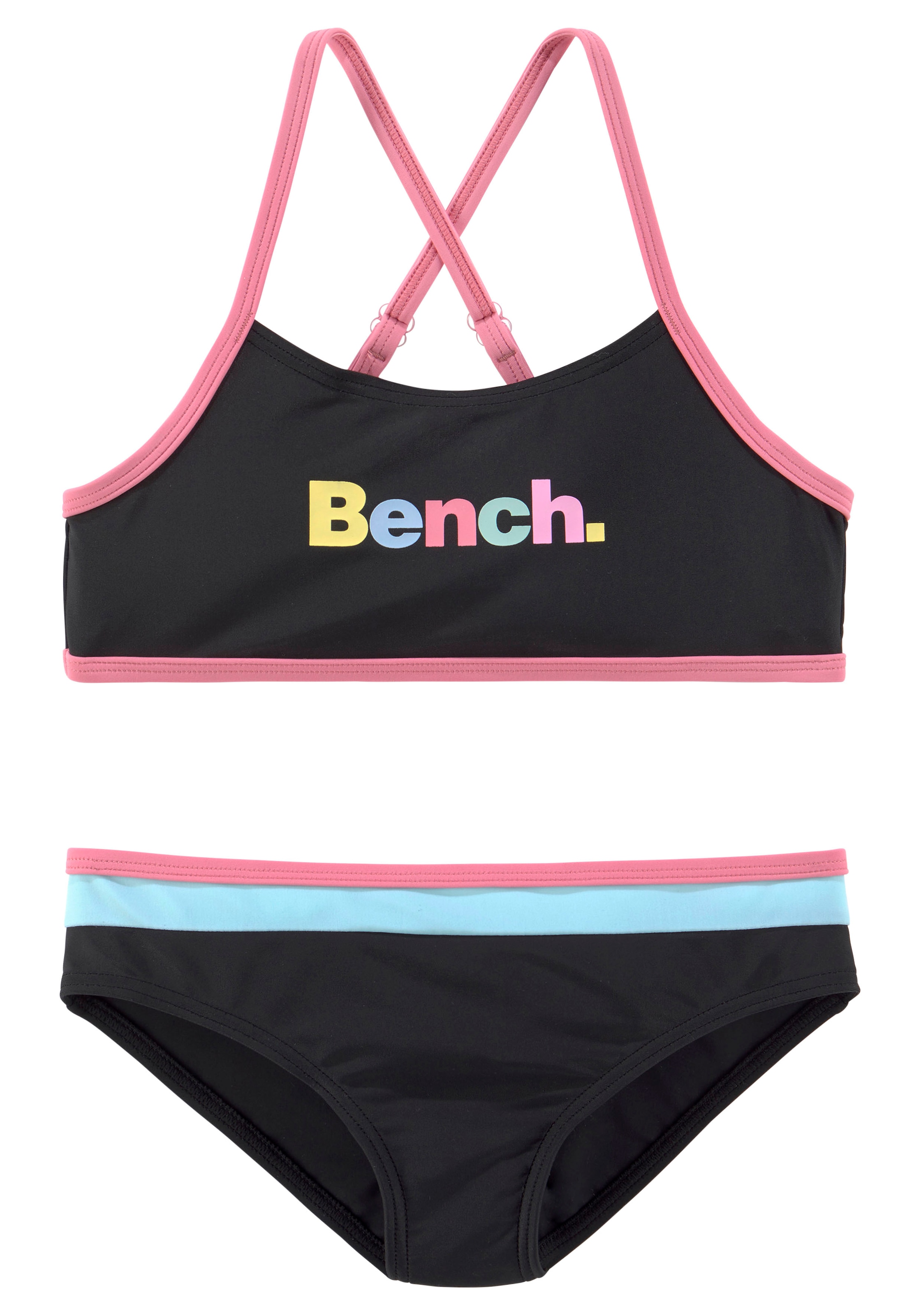 Bench. Bustier-Bikini, mit bunten Details