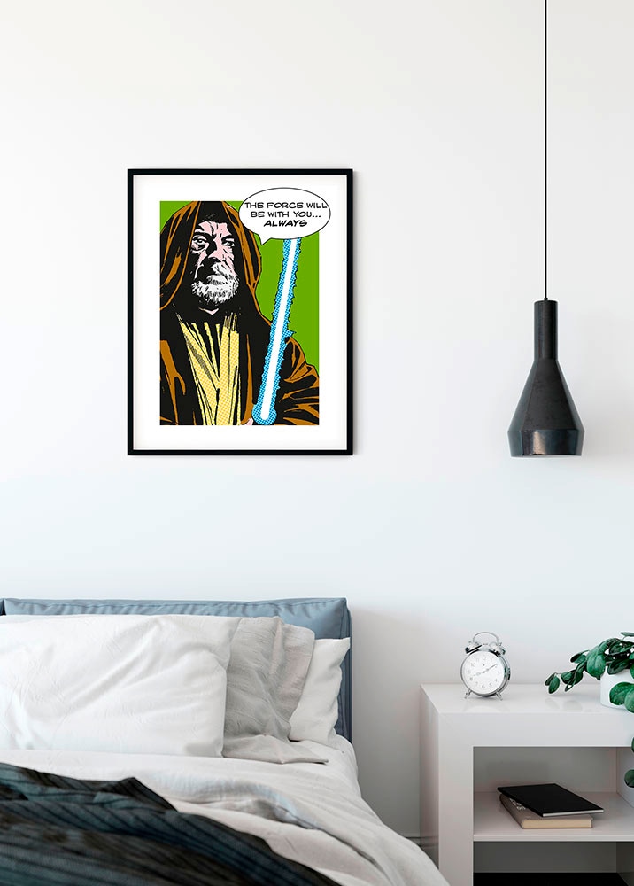 Komar Bild »Star Wars Classic Comic Quote Obi Wan« Star Wars 1 Stk. tlg. Wandbild zur Dekoration im Kinderzimmer - ohne Rahmen