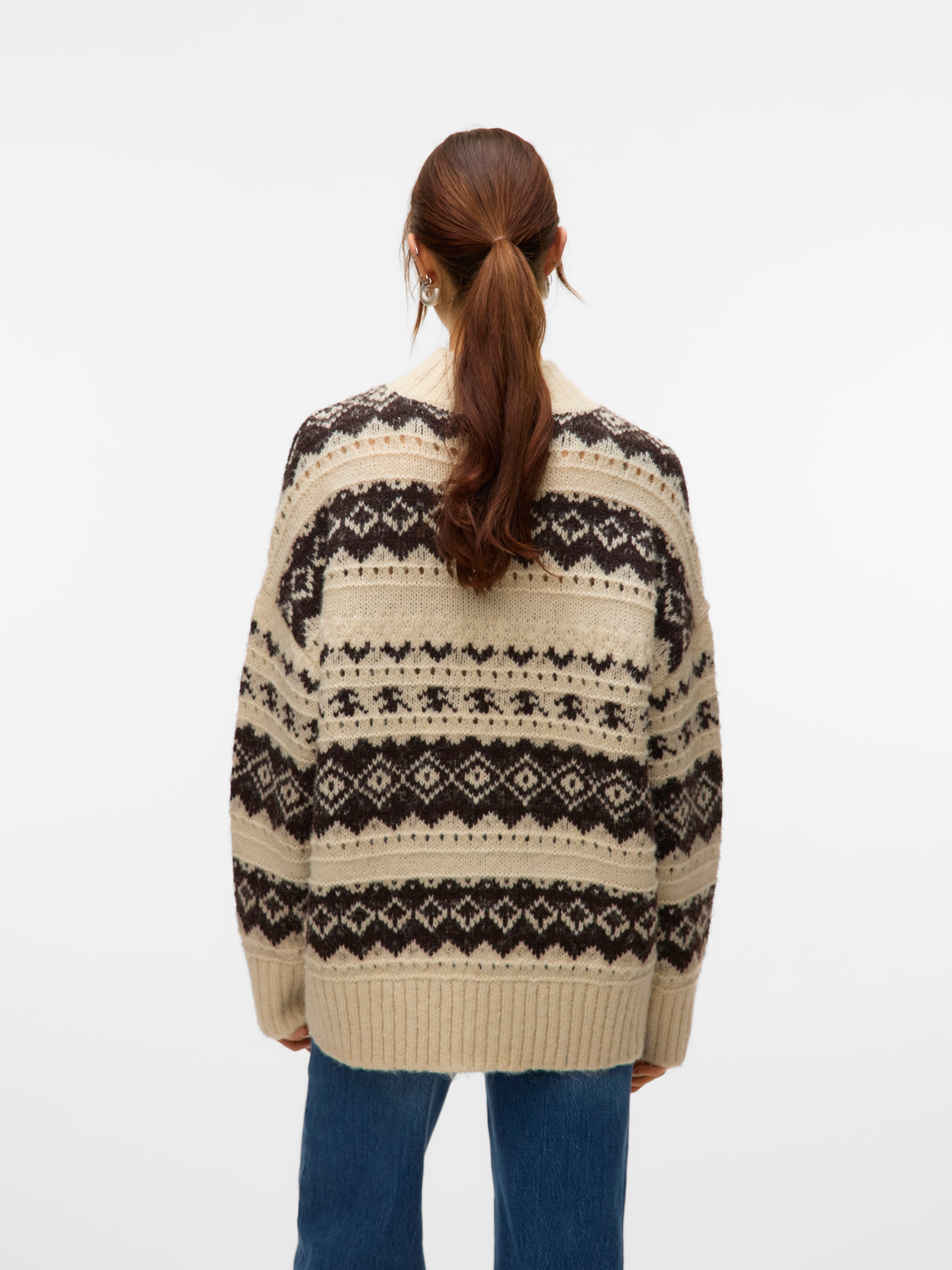 Vero Moda Strickpullover »VMAMPLE LS HIGH NECK PULLOVER BOO«