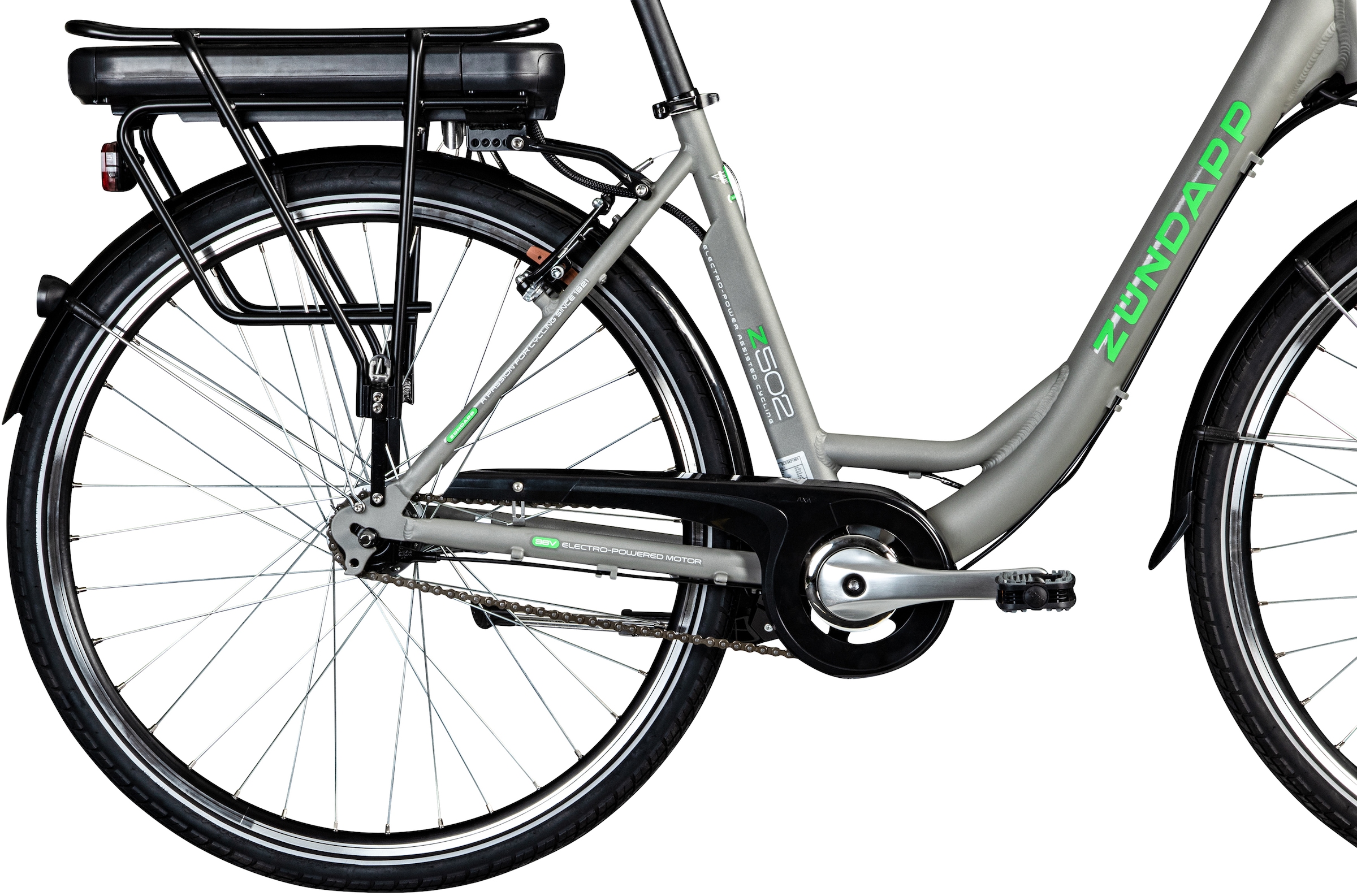 Zündapp E-Bike »Z502«, 7 Gang, Frontmotor 240 W, Pedelec, Elektrofahrrad für Damen, Cityrad