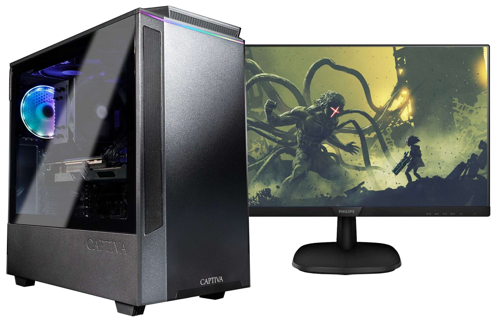 CAPTIVA Business-PC-Komplettsystem »Power Starter I75-114 TFT Bundle«