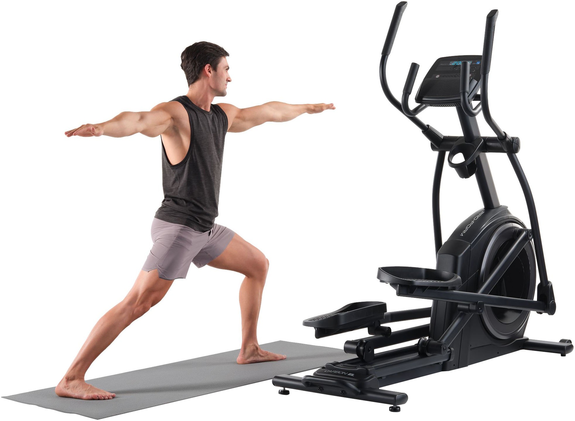 Pro Form Ellipsentrainer »ProForm Carbon EL«, (Ellipsentrainer für schonendes Training mit 5" Display), Ellipsentrainer für schonendes Training mit 5" Display