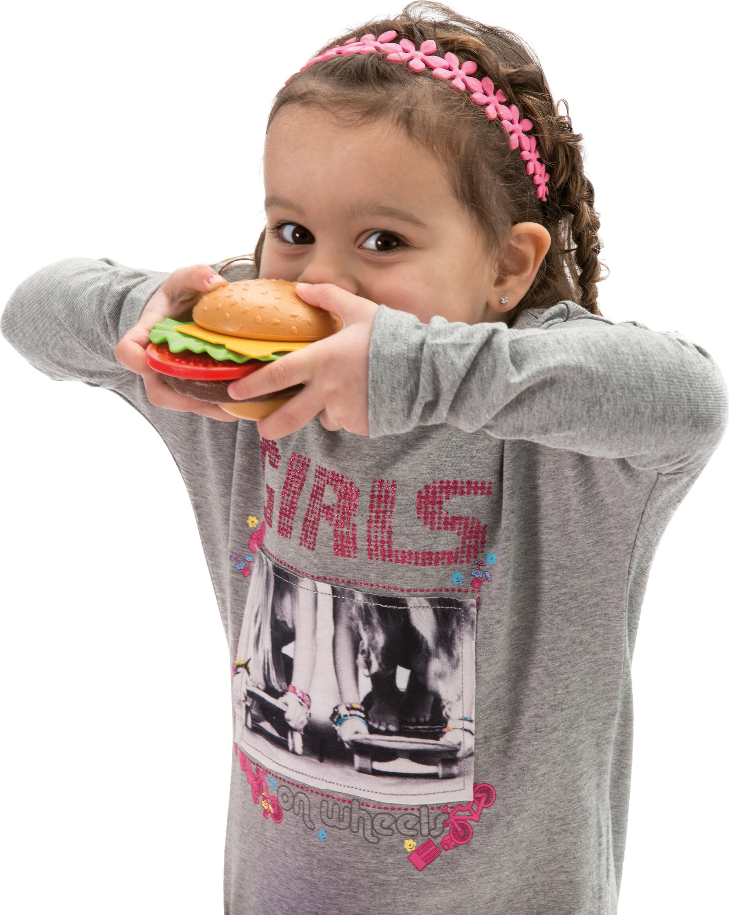 dantoy Spiellebensmittel »Burger Set auf Tablett 17-teilig« Made in Europe
