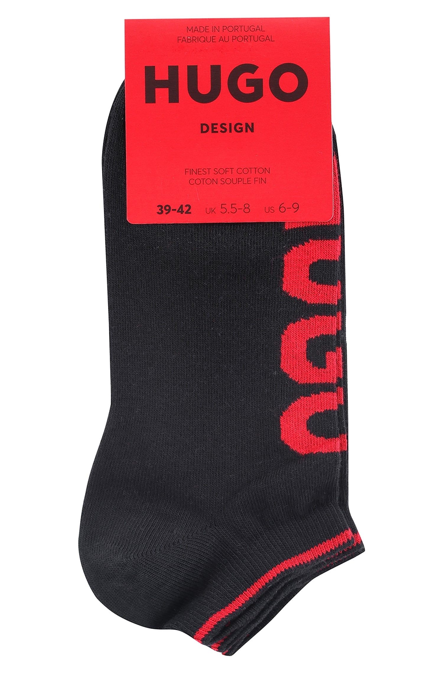 BOSS Businesssocken »2P AS Logo CC«, (Packung, 2 Paar, 2er Pack), mit großem HUGO Logo-Schriftzug