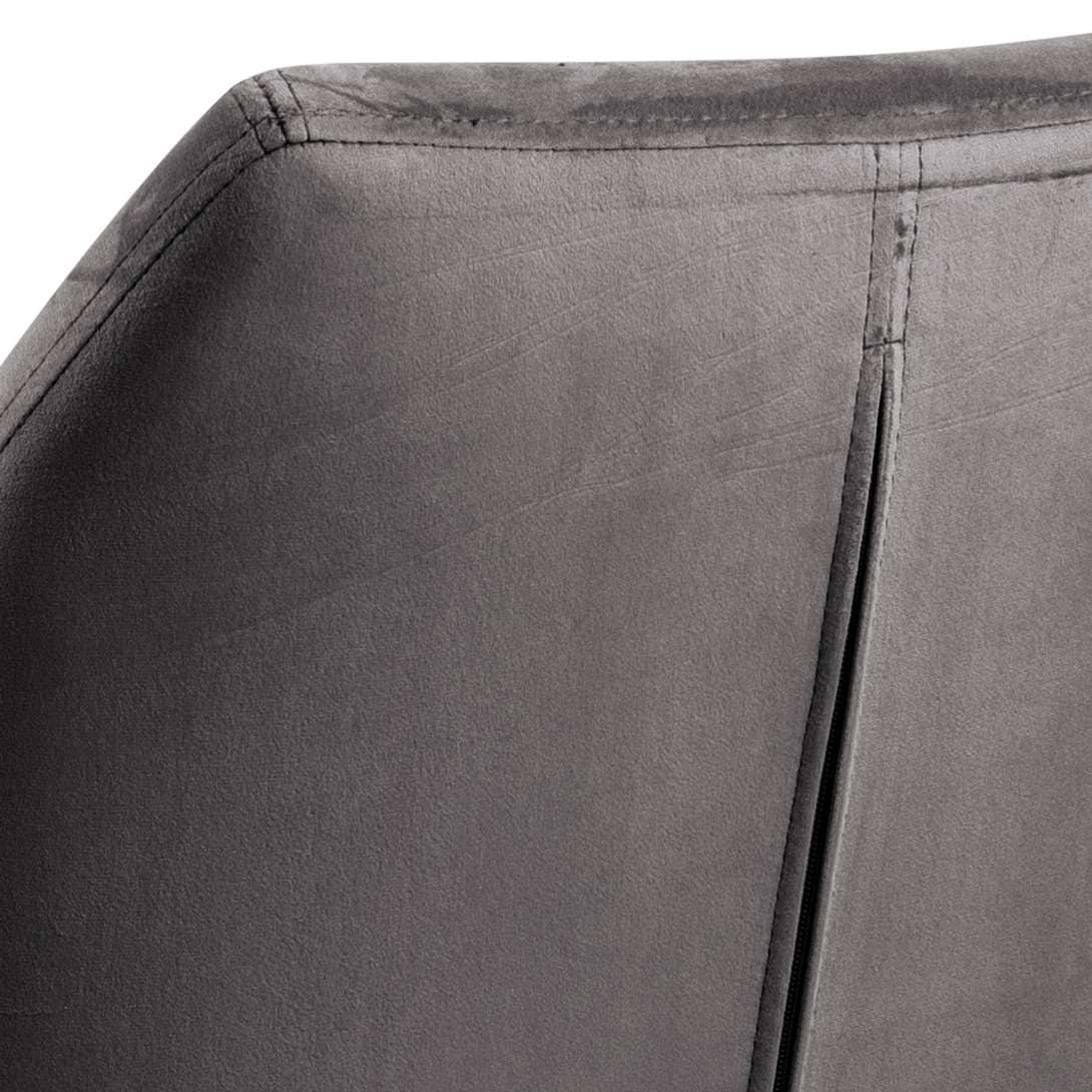 ACTONA GROUP Esszimmerstuhl »Drehstuhl«, Microvelours, Schreibtischstuhl mit Samtbezug, 5-Sterne-Fußkreuz, Sitzhöhe: 44-54 cm