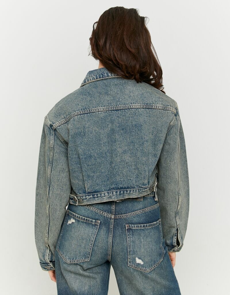 Tally Weijl Jeansjacke »SJADEPEACH« aus Denim, verkürzt in leichtem oversized Fit