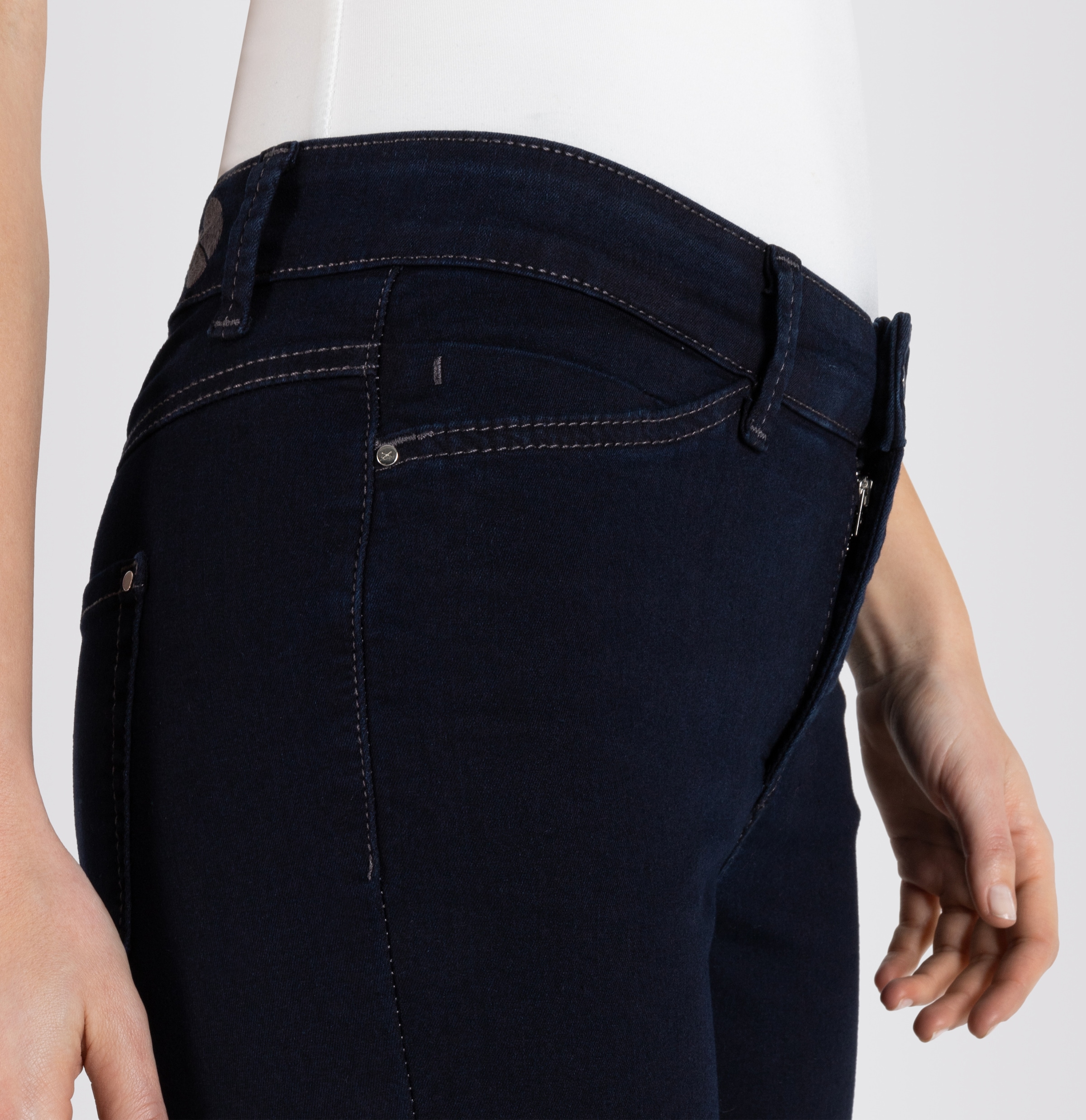 MAC 7/8-Jeans »Dream Chic«, verkürzte Form mit Reißverschluss