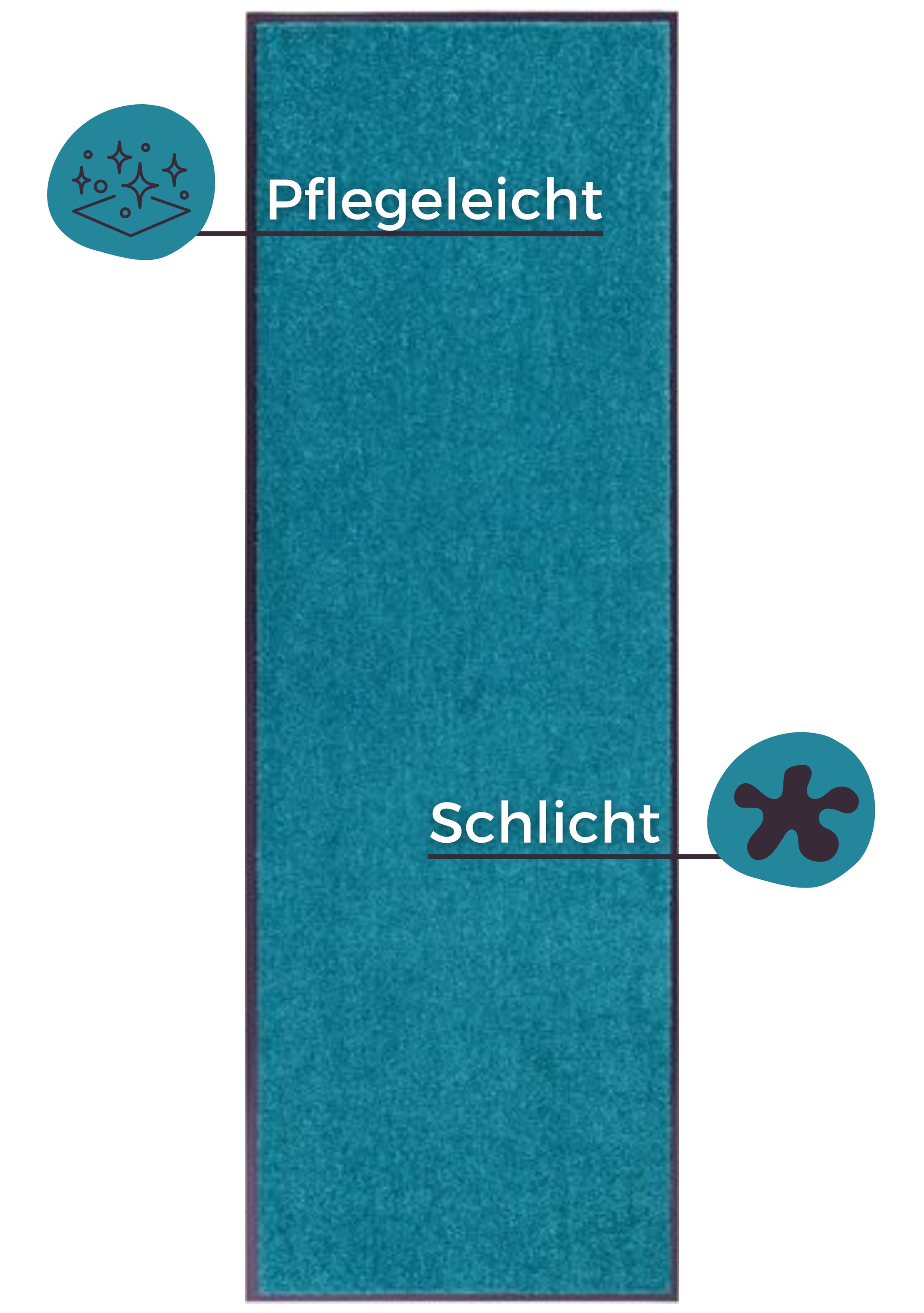 HANSE Home Fußmatte »Wash & Clean«, rechteckig, 7 mm Höhe, Schmutzfangmatte, Türmatte, In- und Outdoor, Teppich, Läufer, waschbar