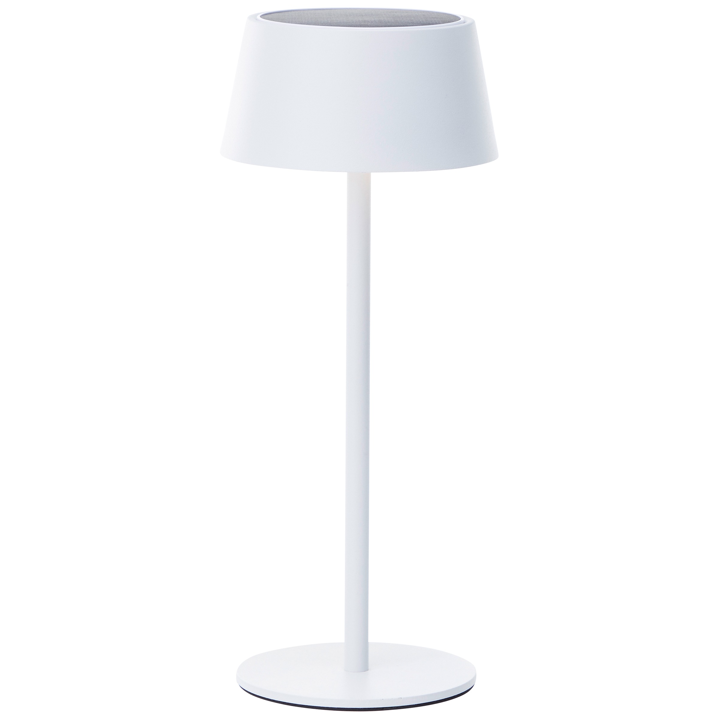 Brilliant LED Außen-Tischleuchte »Picco«, Solar und per USB ladbar, 30 cm, 300 lm, 3000 K, IP44, Metall, weiß