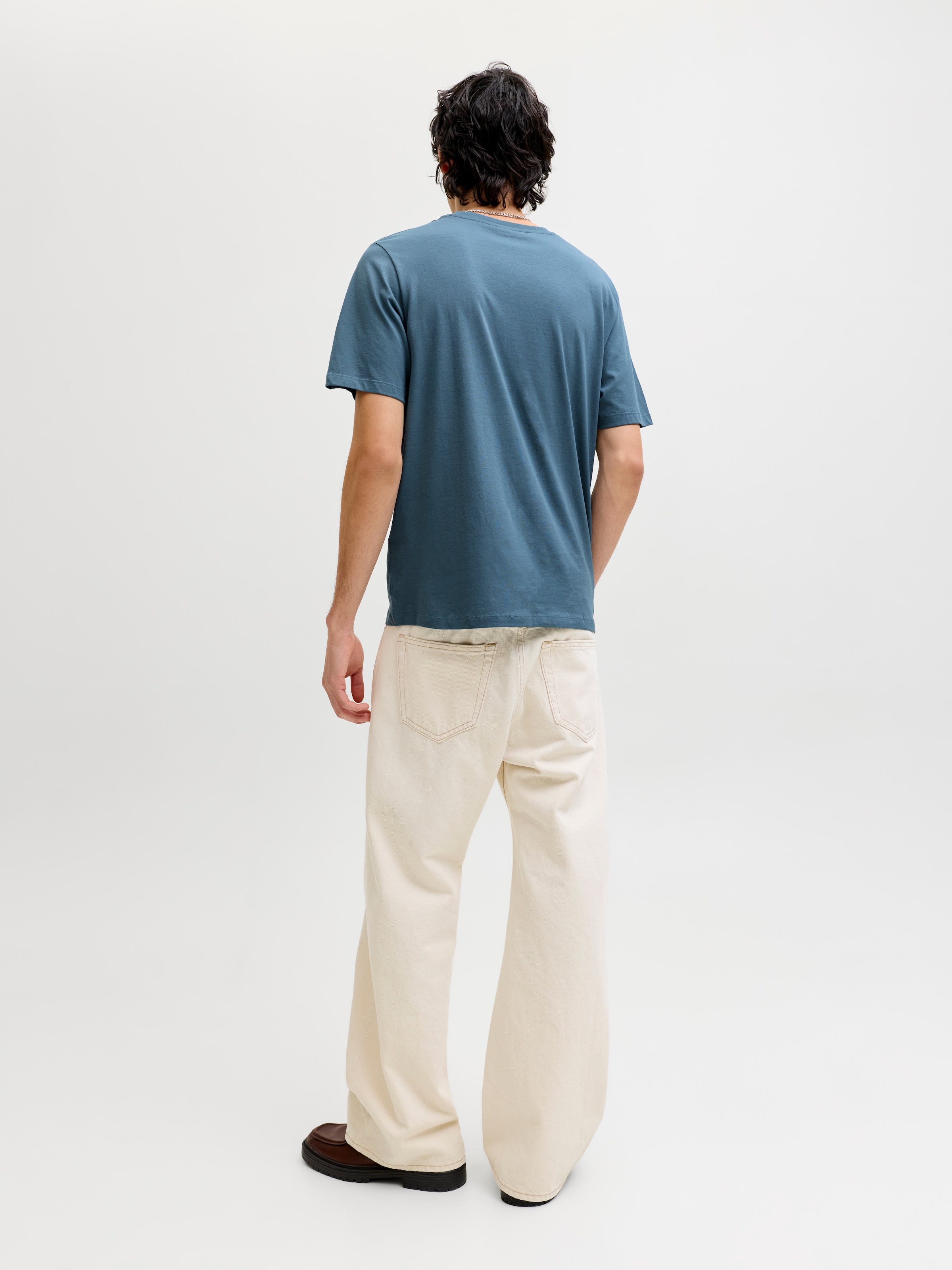 Jack & Jones Rundhalsshirt »JJECORP mit Logo-Print und klassischem Rundhals« Baumwolle, regular fit