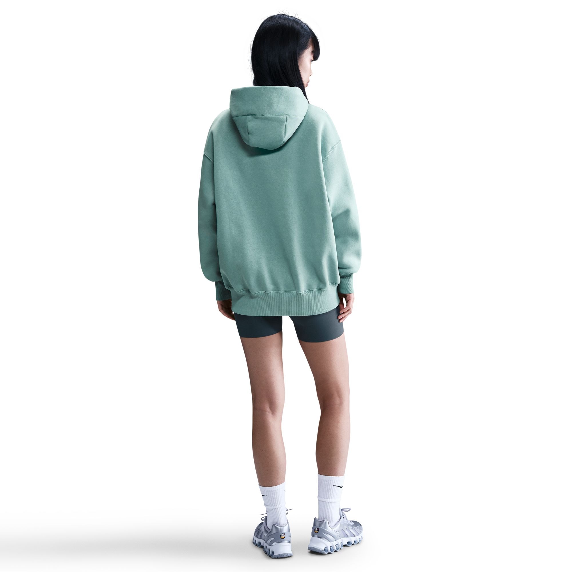 Nike Sportswear Kapuzensweatshirt »W NSW PHNX FLC OS PO HOODIE«, mit Rundhalsausschnitt, Oversize Passform, sportlicher Stil
