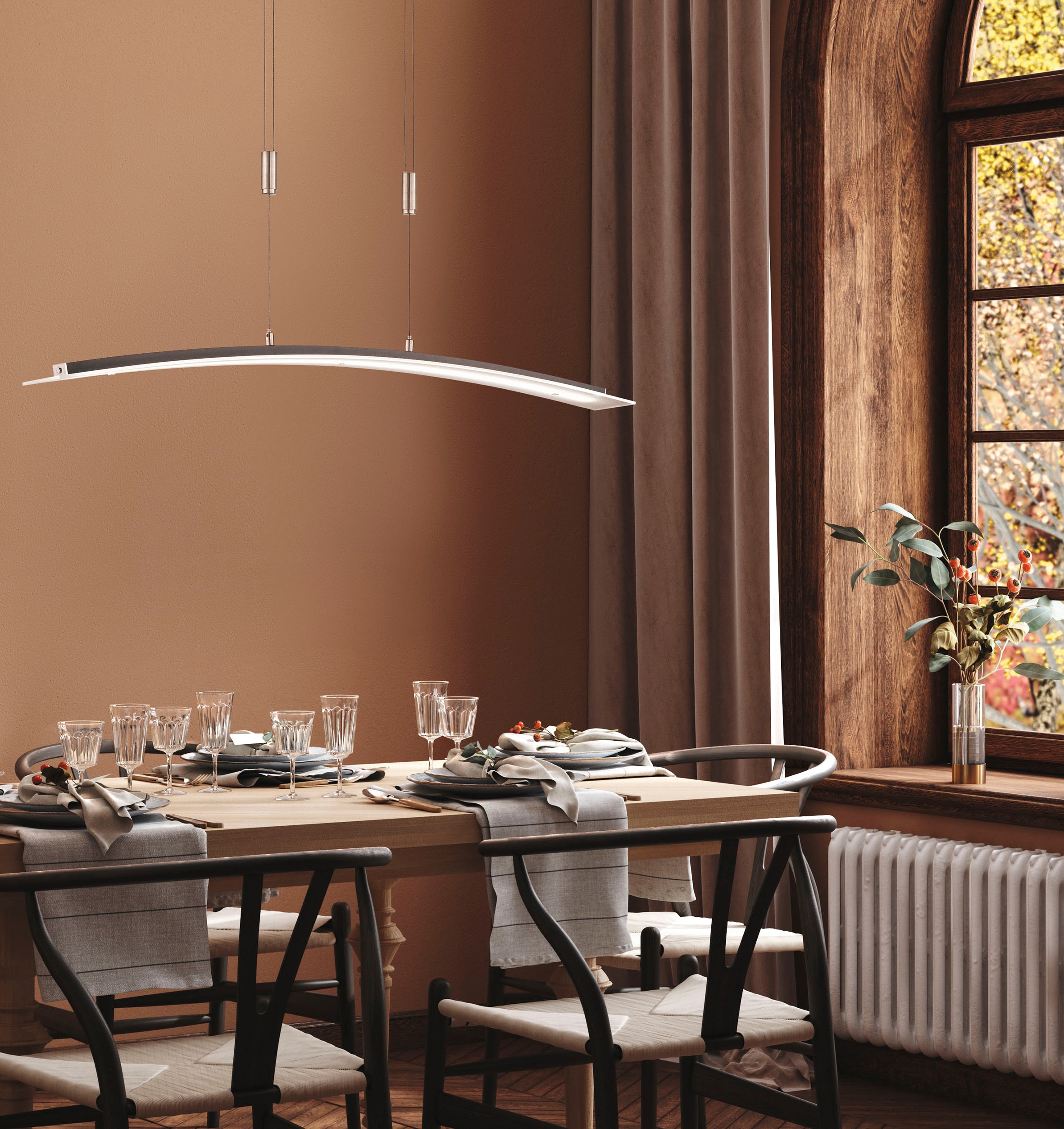 FISCHER & HONSEL LED Pendelleuchte »Metis«, 1 flammig, Leuchtmittel LED-Modul | LED fest integriert