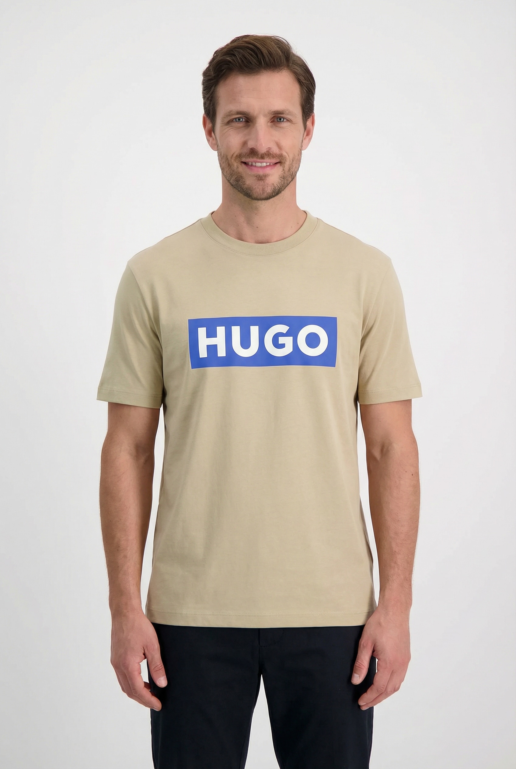 HUGO Blue T-Shirt »Nico« mit großem Logo-Print, Unisex