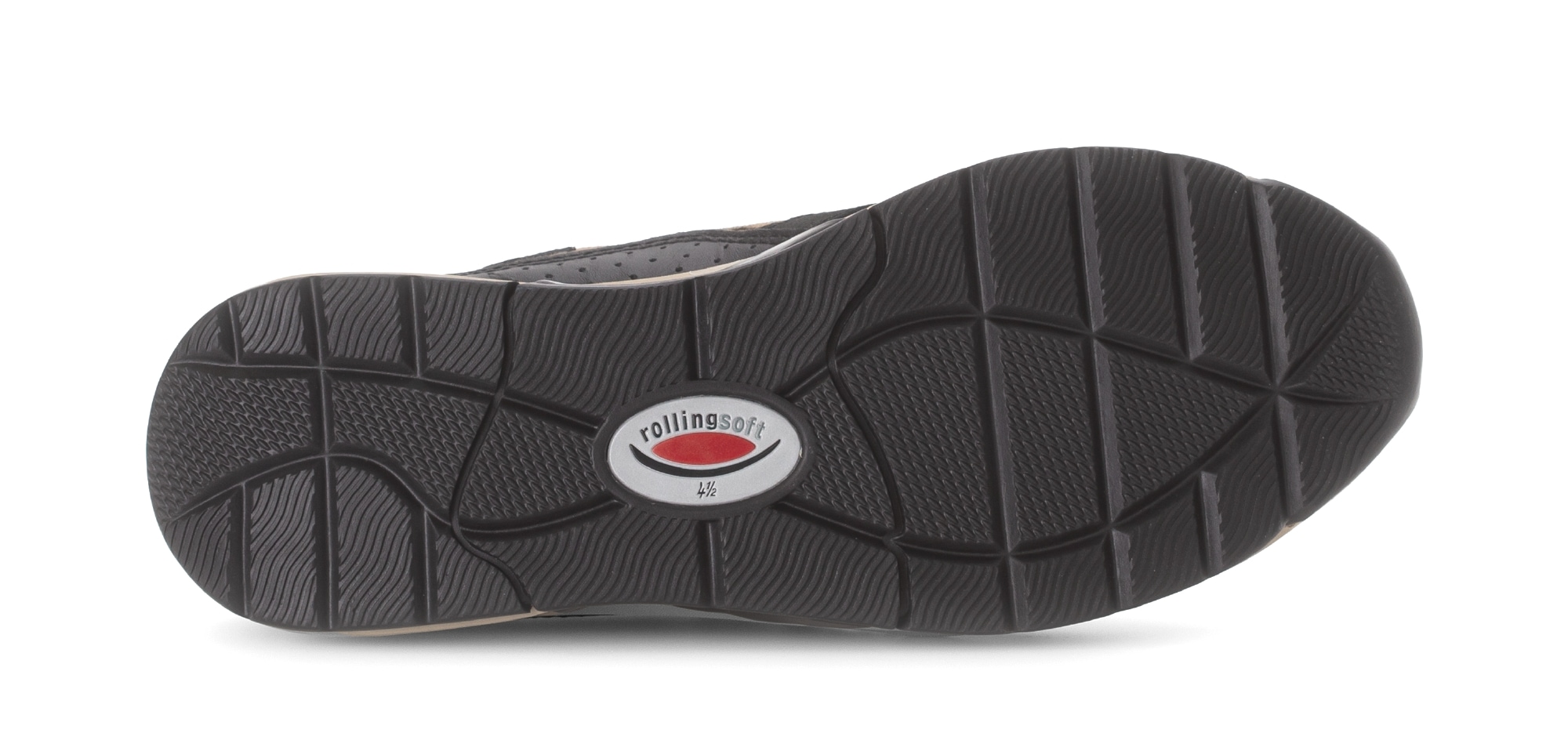 Gabor Rollingsoft Keilsneaker, Schnürer, Halbschuh, Freizeitschuh mit zusätzlichem Reißverschluss