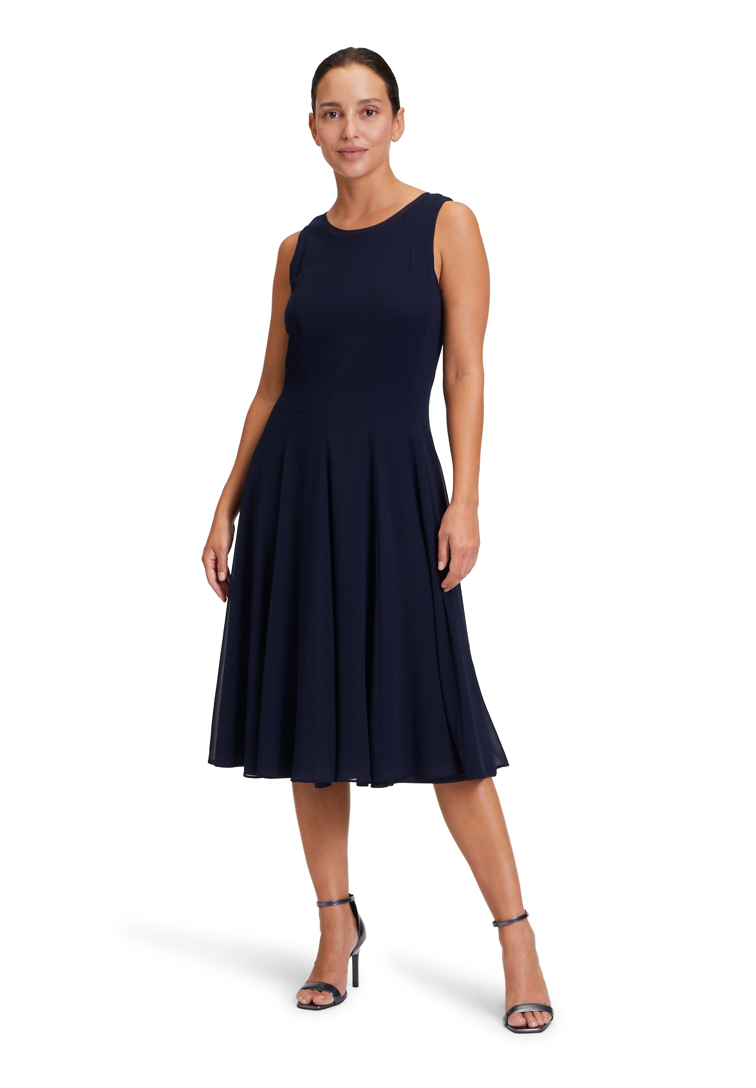 Vera Mont Chiffonkleid »Chiffonkleid kurzarm«