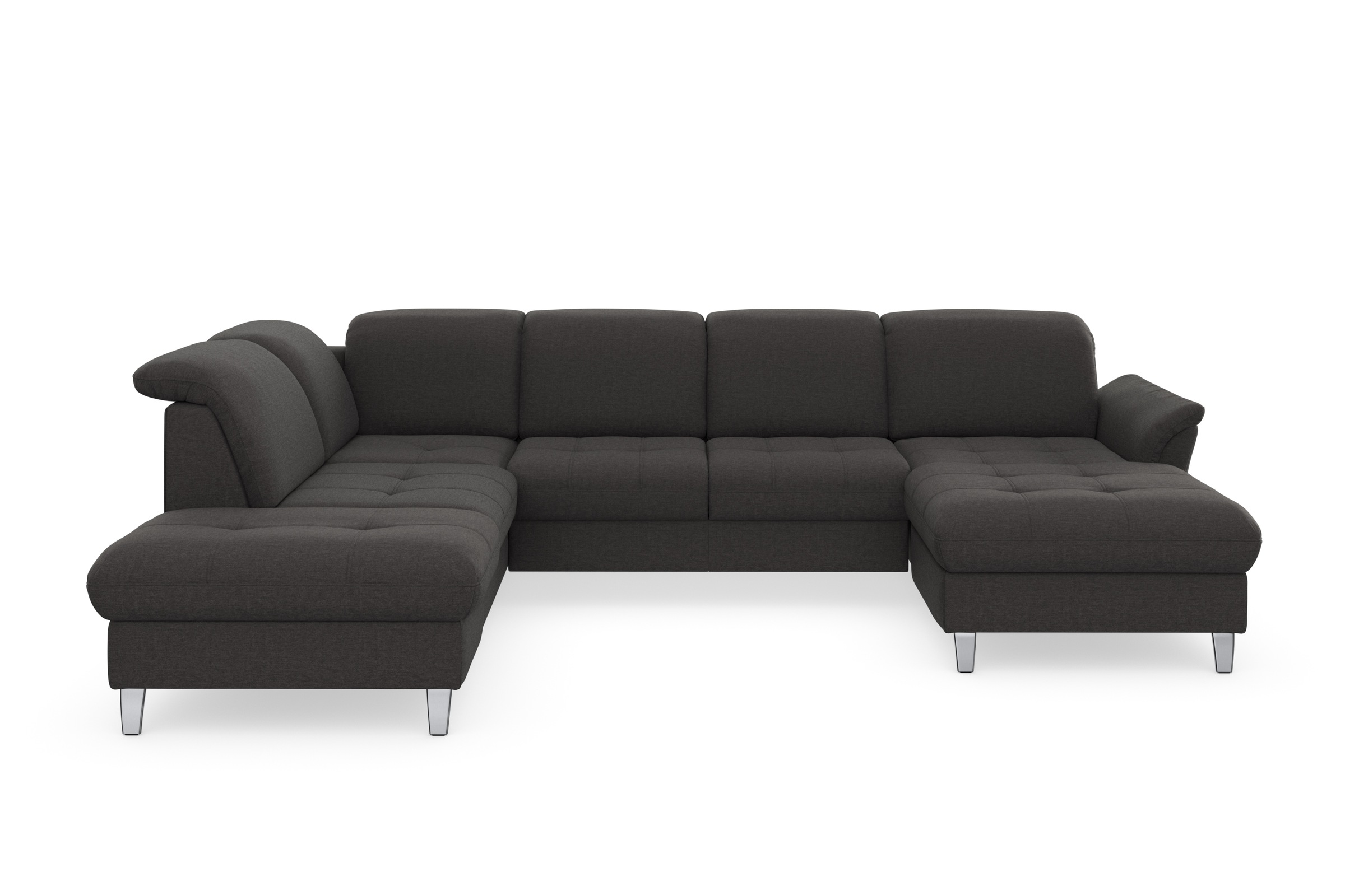 sit&more Wohnlandschaft »Maggiore U-Form«, wahlweise mit Kopfteilverstellung, Bettfunktion und Stauraum