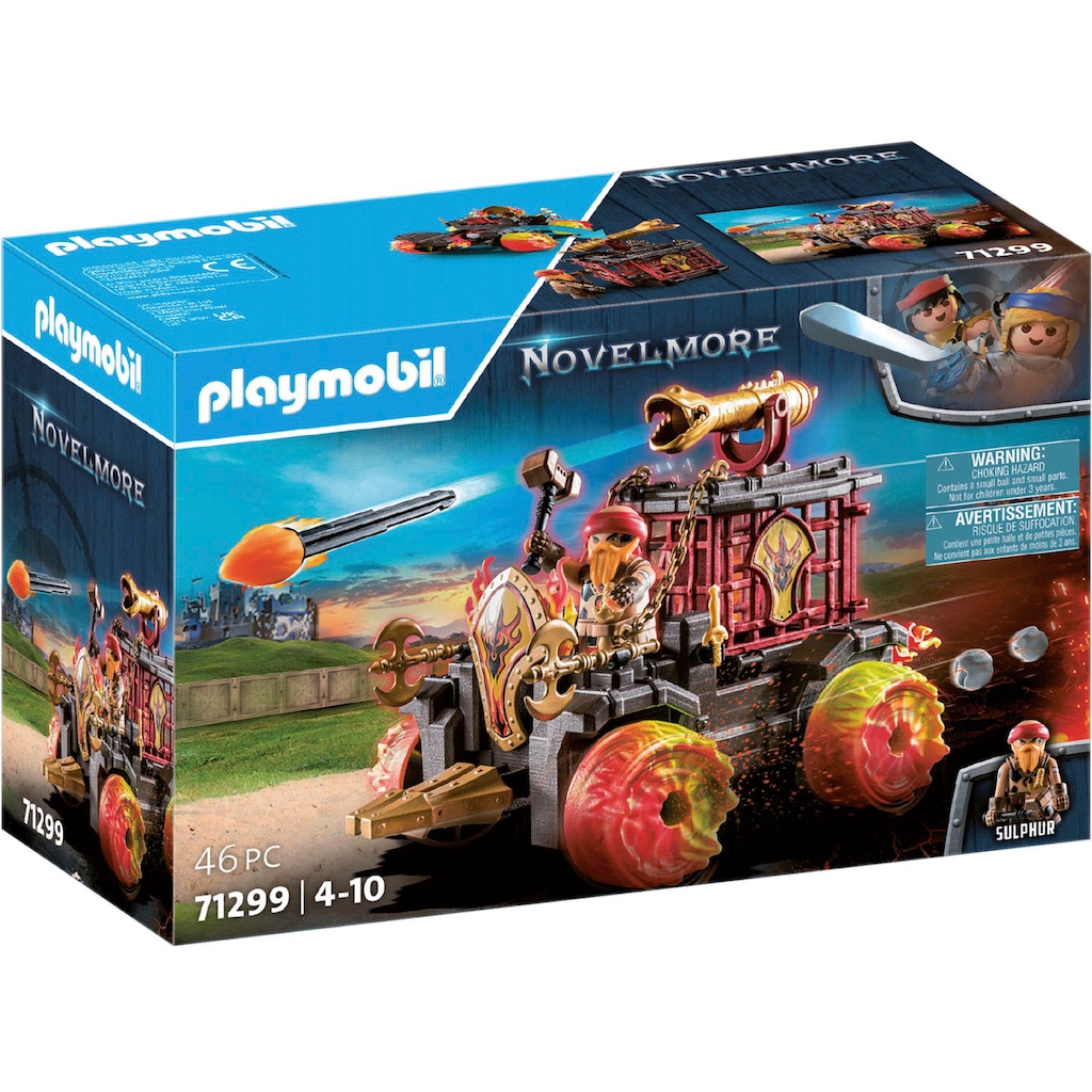 Playmobil® Konstruktions-Spielset »Burnham Raiders - Feuerkampfwagen (71299), Novelmore«, (46 St.), Made in Europe