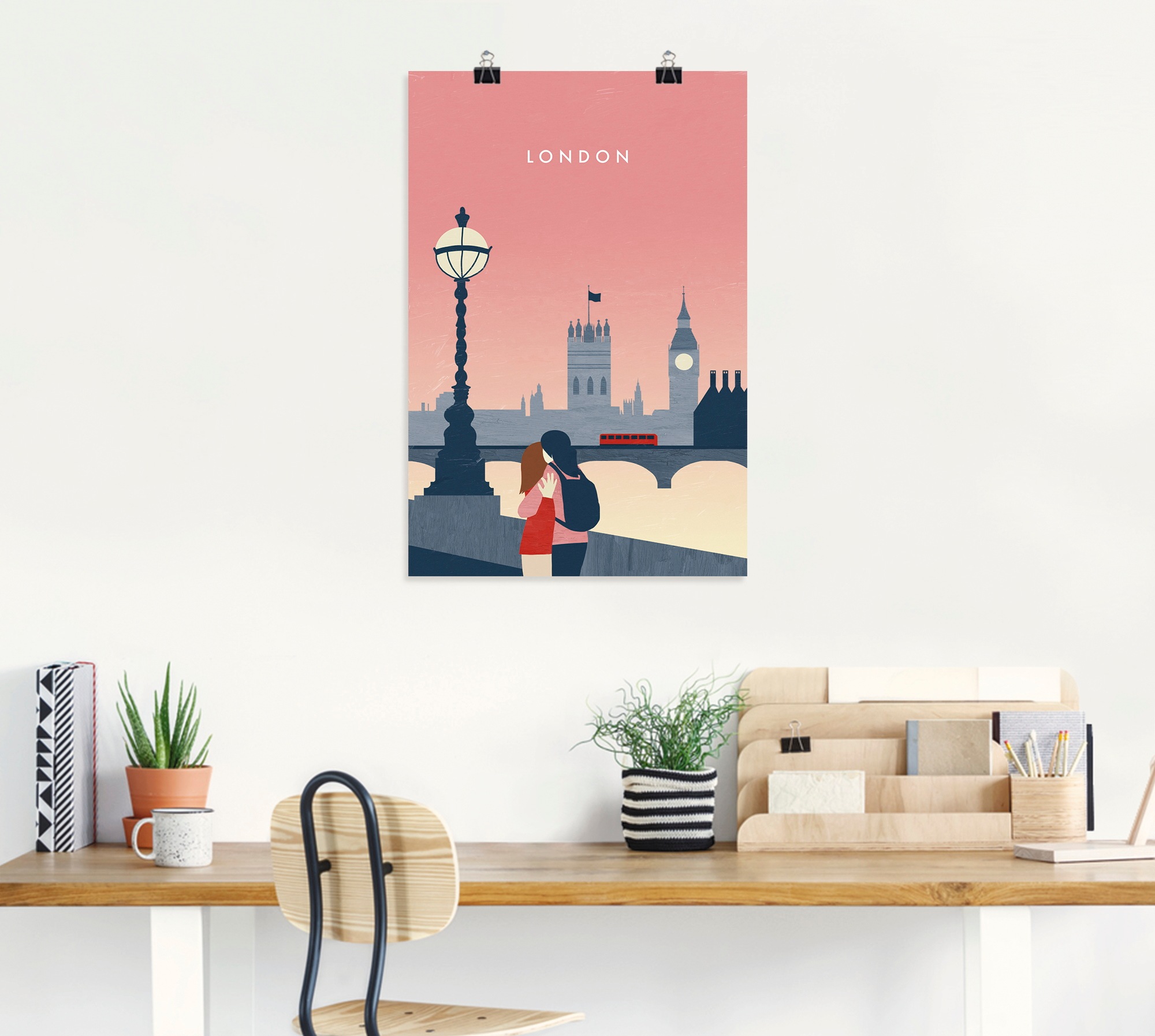 Artland Wandbild »London« 1 Stk. tlg. als Alubild, Leinwandbild, Poster, Wandaufkleber in verschied. Größen