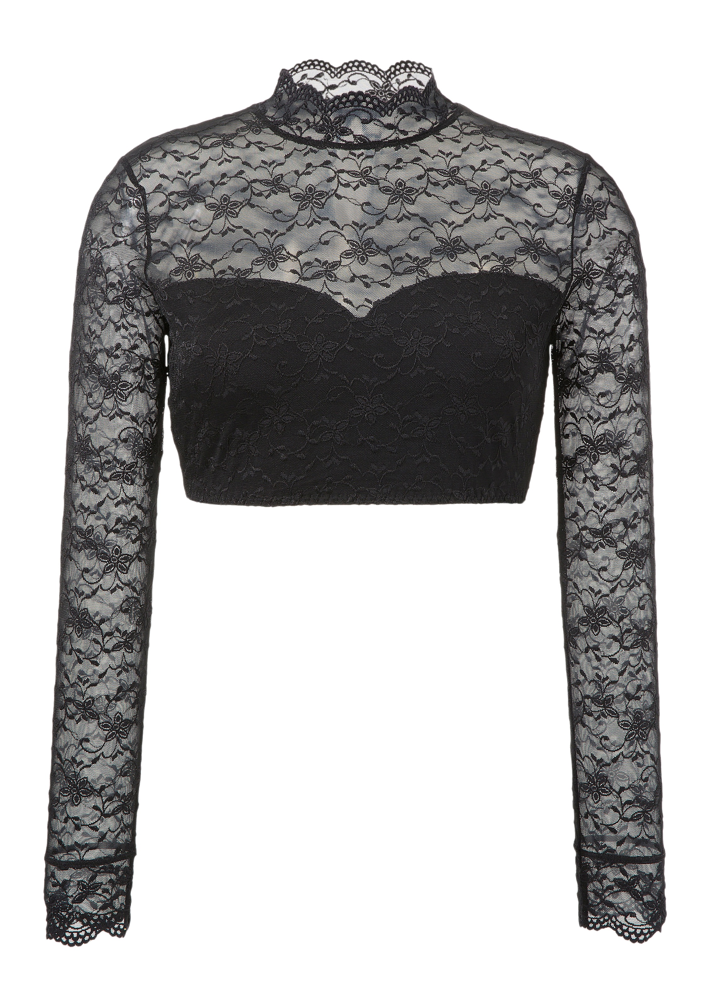 Nina Von C. Dirndlbluse, mit besonders weicher Spitze