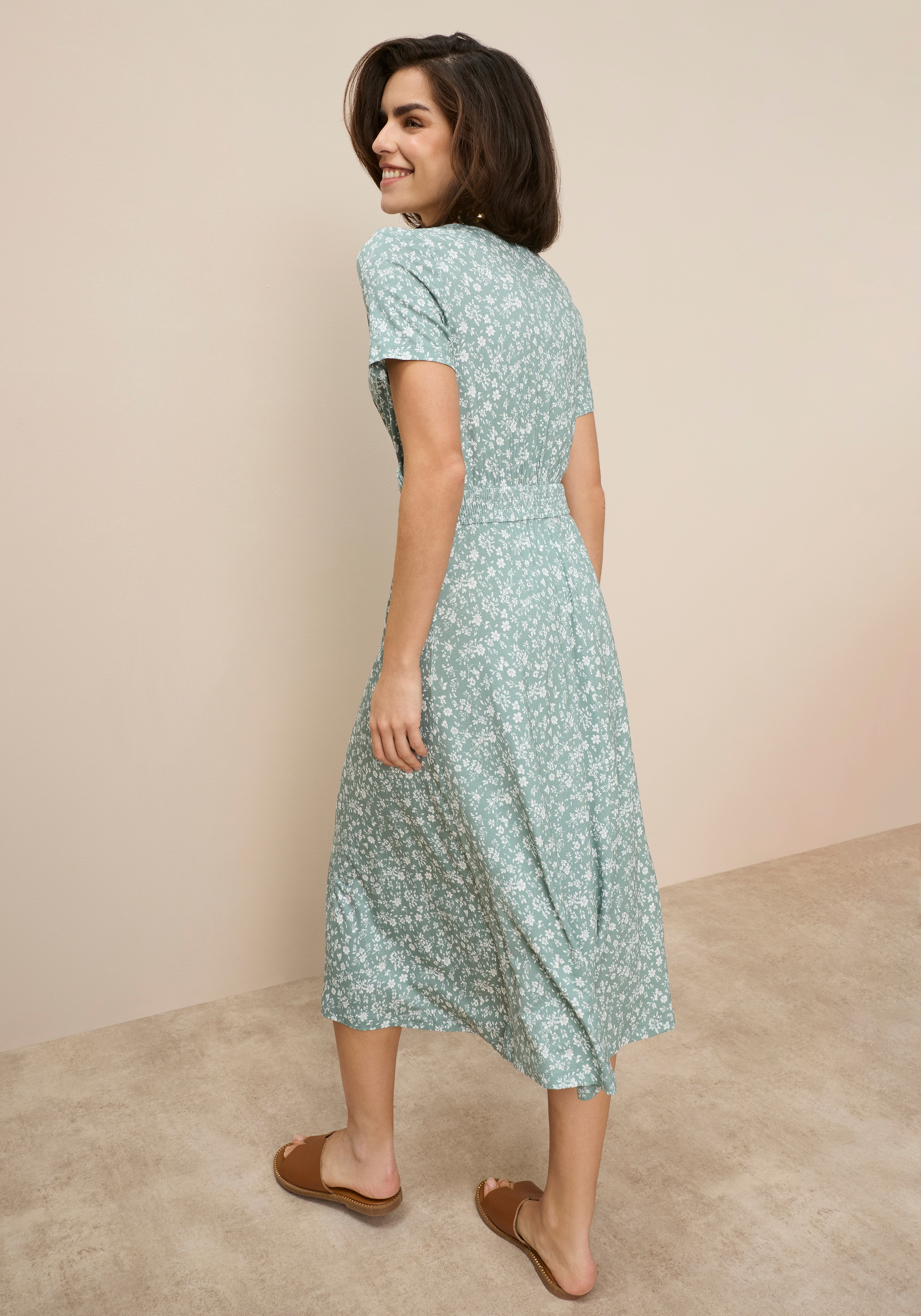 Tamaris Jerseykleid in Midilänge