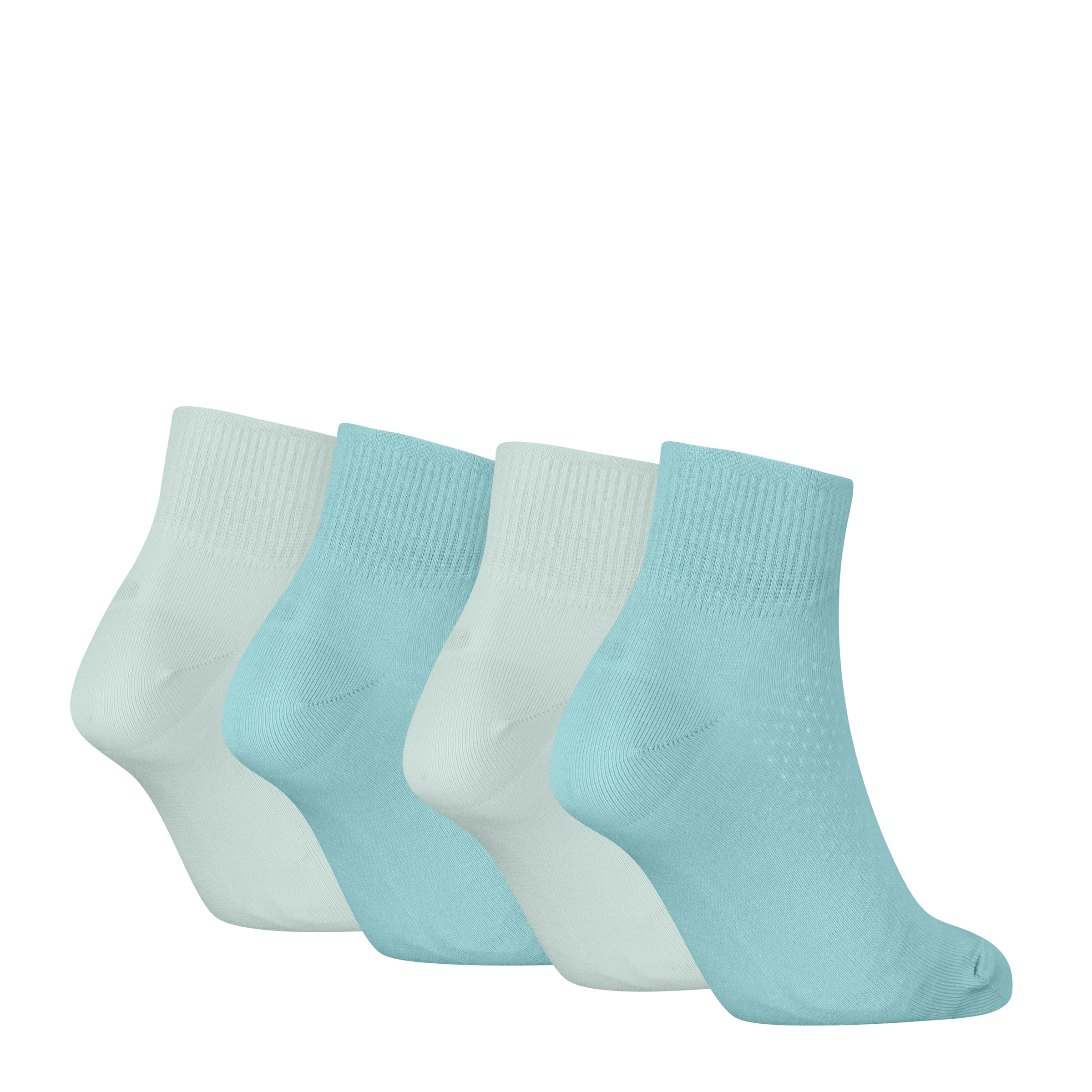 PUMA Kurzsocken »PUMA WOMEN QUARTER 4P ECOM«, (4 Paar), mit atmungsaktivem Materialmix