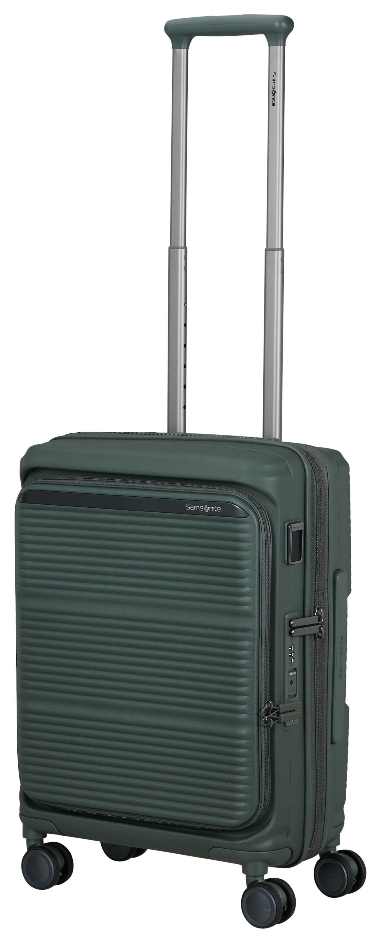 Samsonite Hartschalen-Trolley »PARALUX, verschiedene Größen und Farben« 40 l 4 Rollen Reisegepäck mit Frontfach Packwürfel Trennpolster