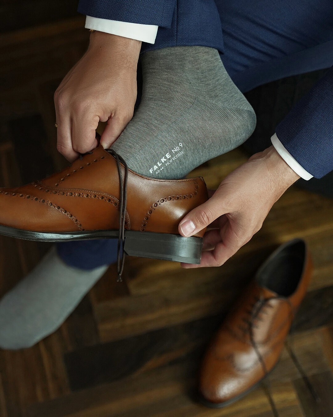 FALKE Socken »No. 9 Pure Fil d'Écosse« 1 Paar tlg.