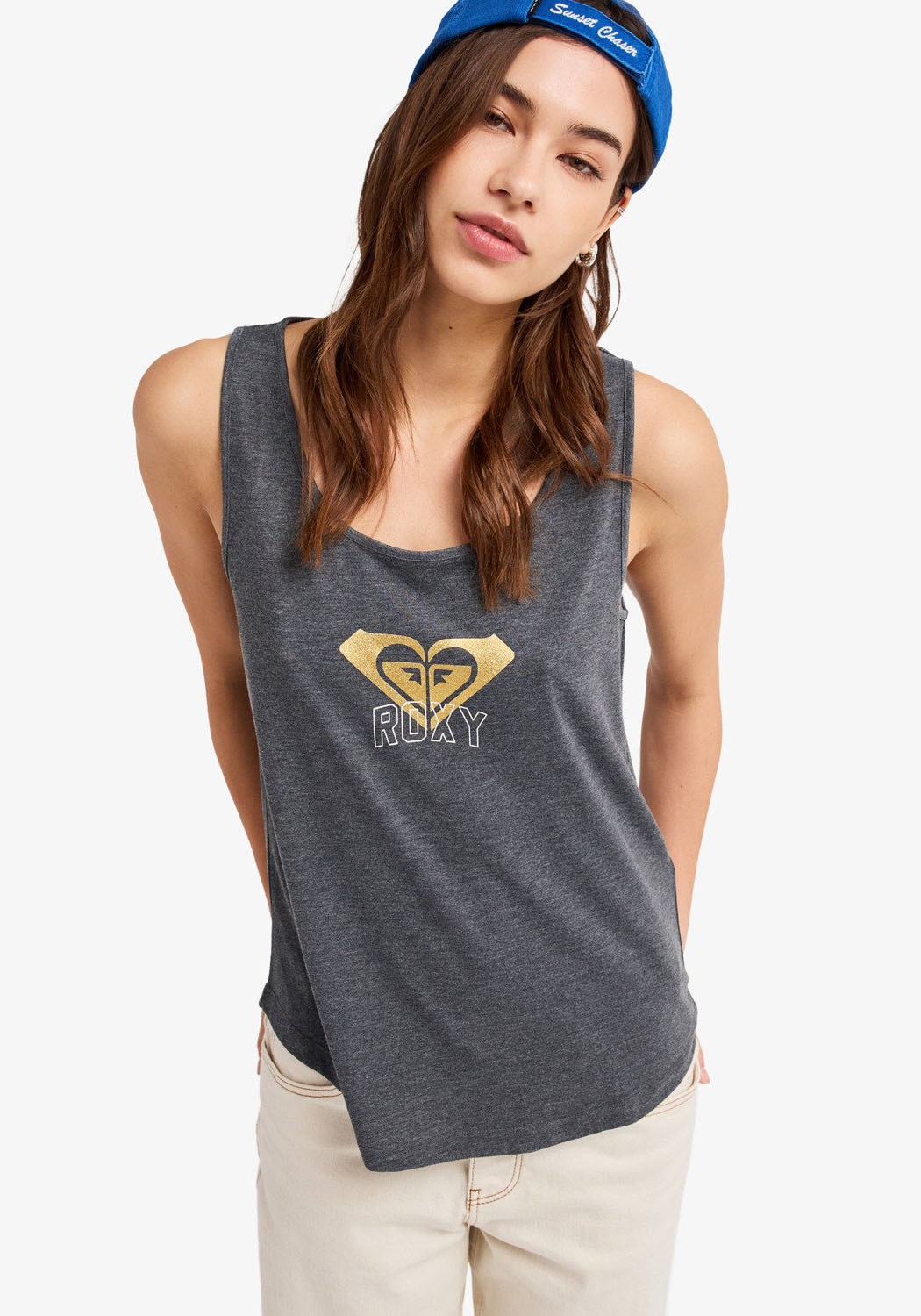 Roxy Tanktop »VL SURFCLASHORT SLEEVEIC TANK« Tanktop-Design, aus Polyester und Viskose