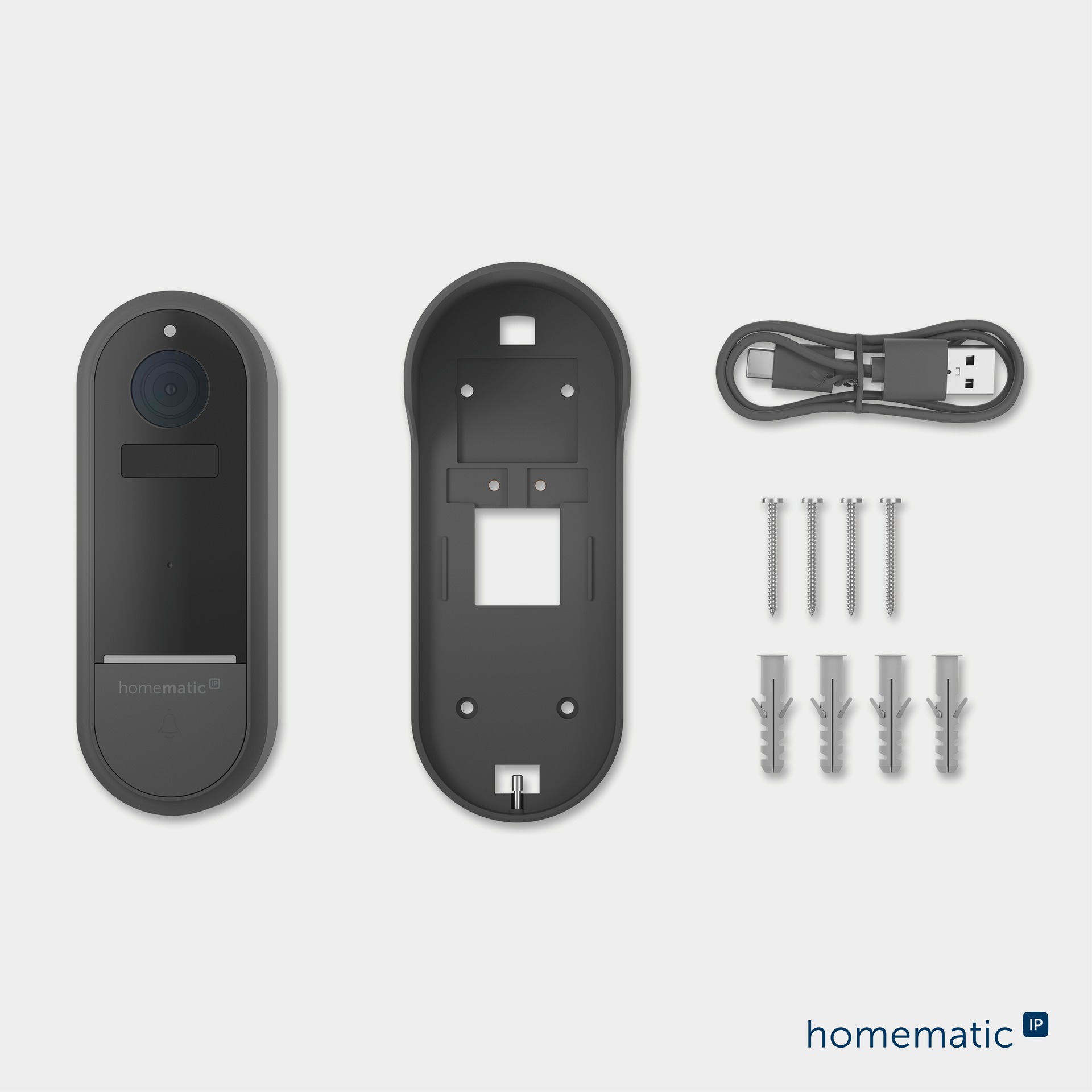 Homematic IP Video-Türsprechanlage »Video-Türklingel« Aussenbereich & Innenbereich
