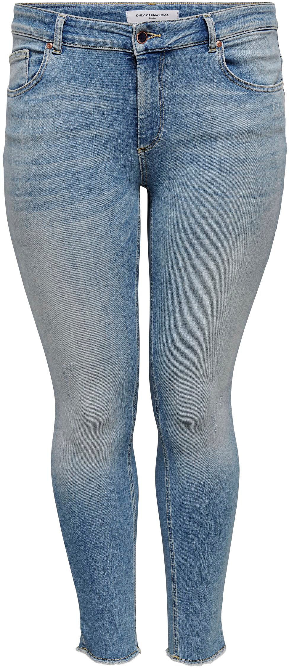 ONLY CARMAKOMA Skinny-fit-Jeans »CARWILLY REG SK ANK DNM REA1467 NOOS«