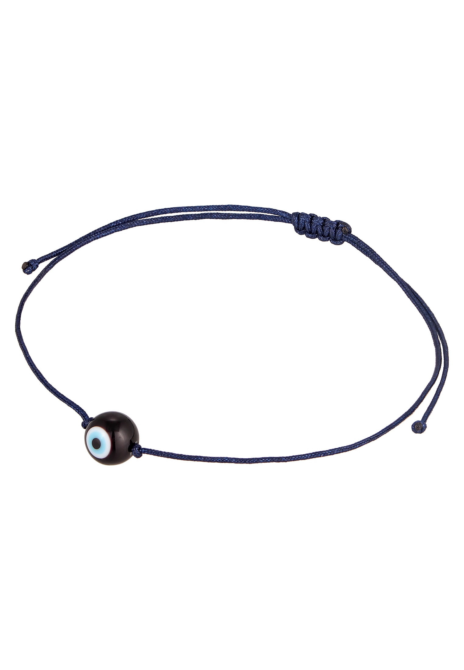 Kuzzoi Armkette »Armband Nylon Textilarmband Evil Eye Glas Bead«
