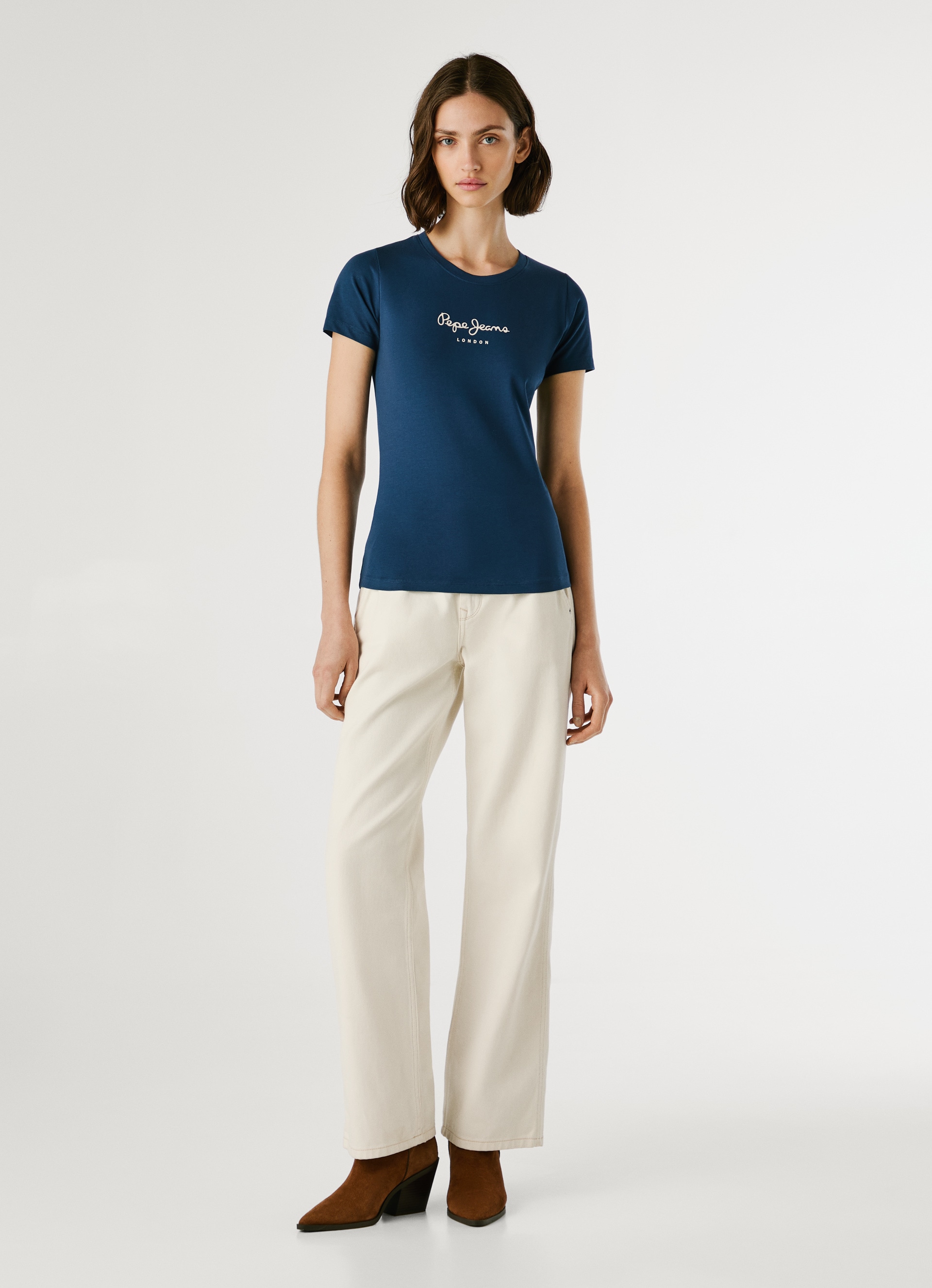 Pepe Jeans T-Shirt »NEW VIRGINIA« mit Logo-Print