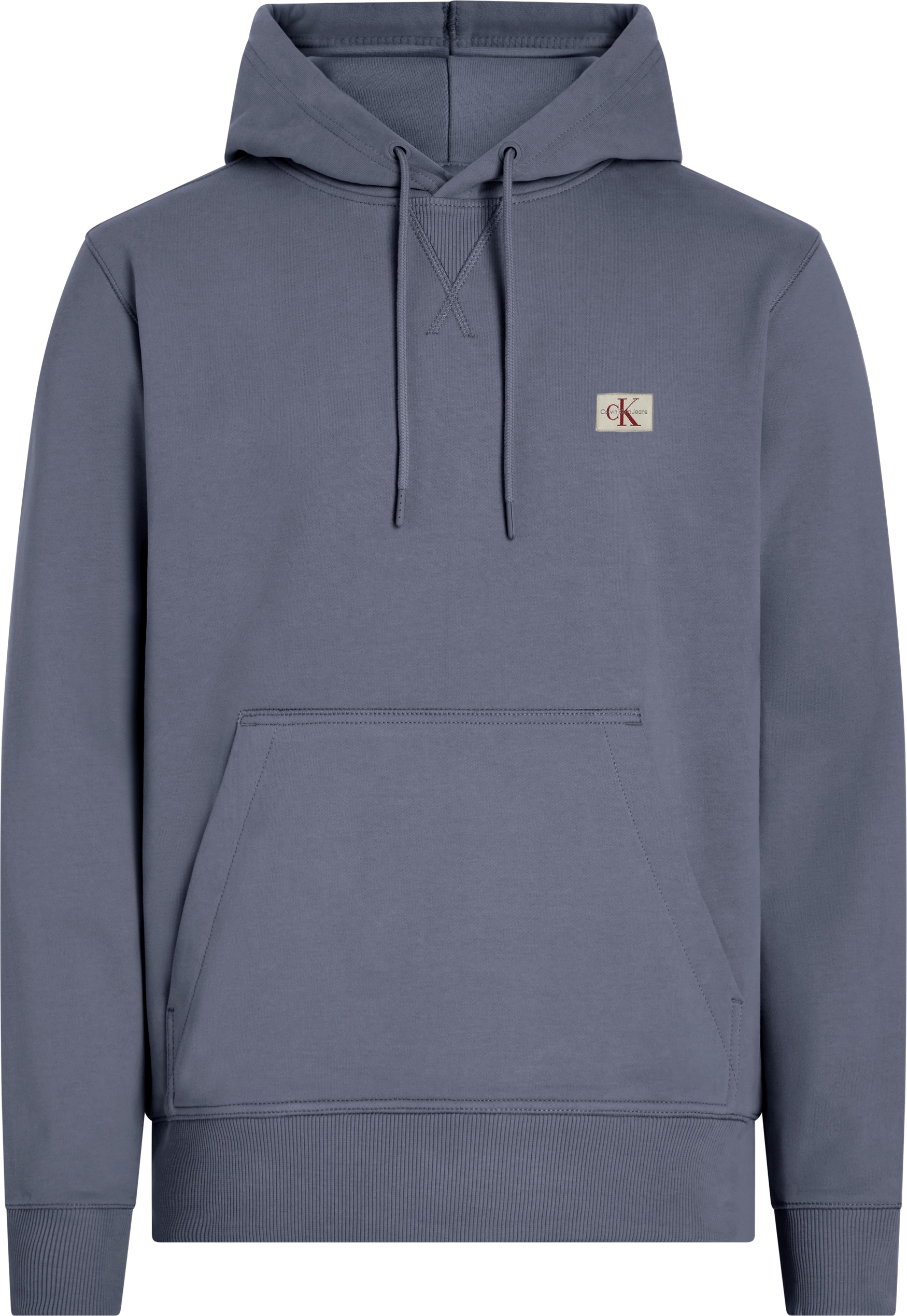 Calvin Klein Jeans Sweatshirt »WOVEN LABEL HOODIE«, Kängurutasche, Logostickerei