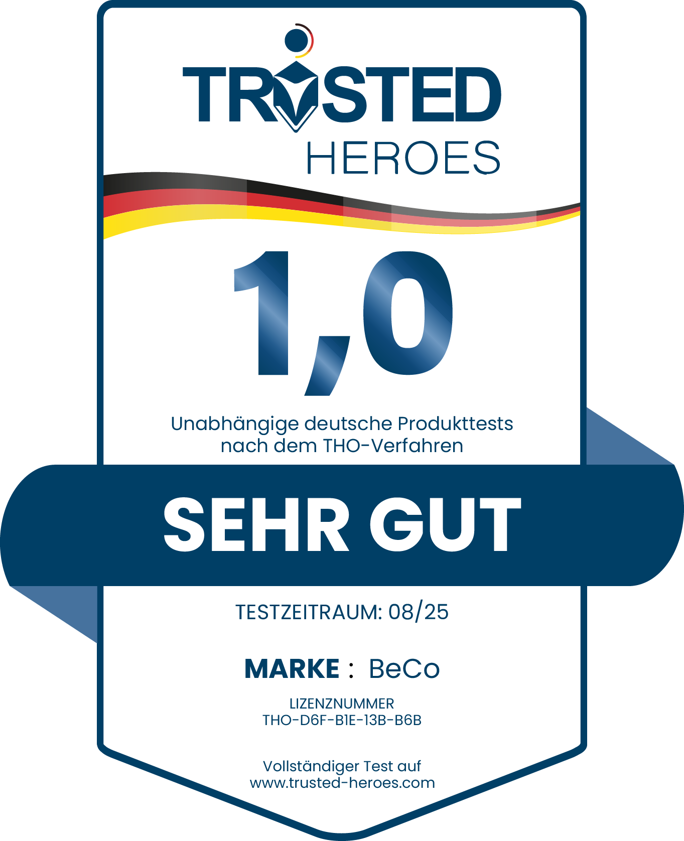 Beco Microfaserbettdecke »BeCo Greenfirst, Bettdecke 135x200 und weitere Größen!« normal Füllung Klimafaser 1 Stk. tlg. Bettdecke "normal" getestet von Trusted Heroes mit einer Note von 1,0!