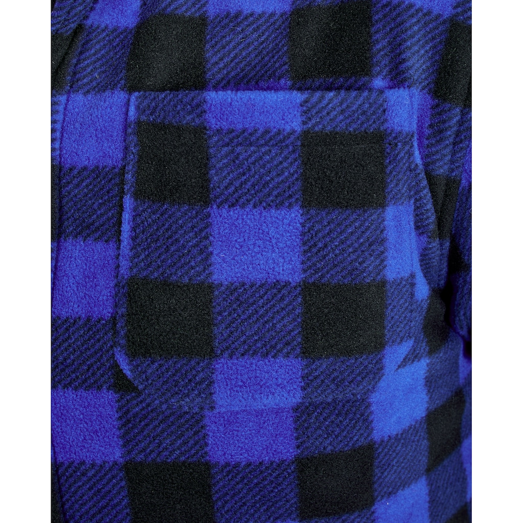 Northern Country Flanellhemd, (als Jacke offen oder Hemd zugeknöpft zu tragen), warm gefüttert, mit 5 Taschen, mit verlängertem Rücken, Flanellstoff