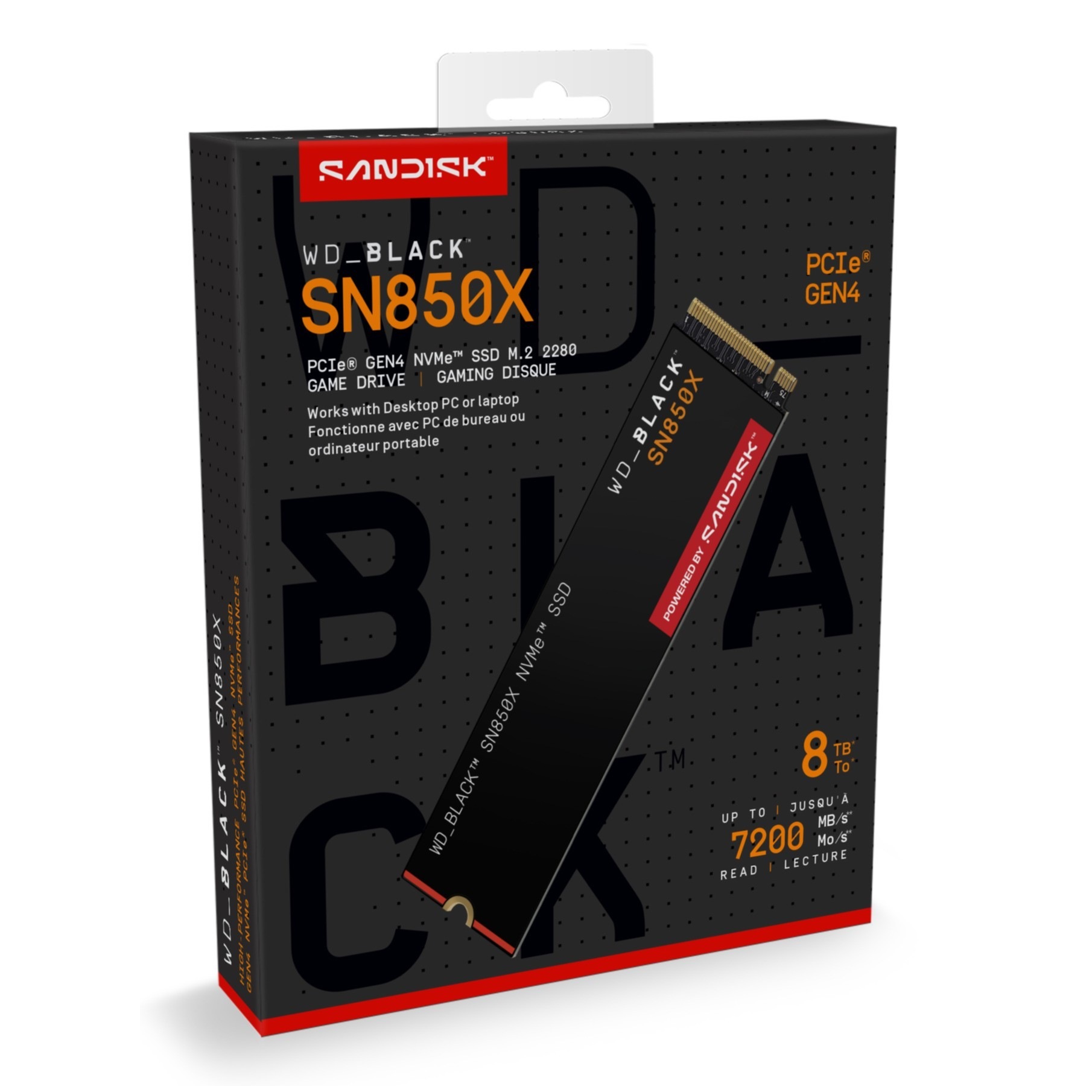 Sandisk interne SSD »WD_BLACK SN850X NVMe« 8 TB