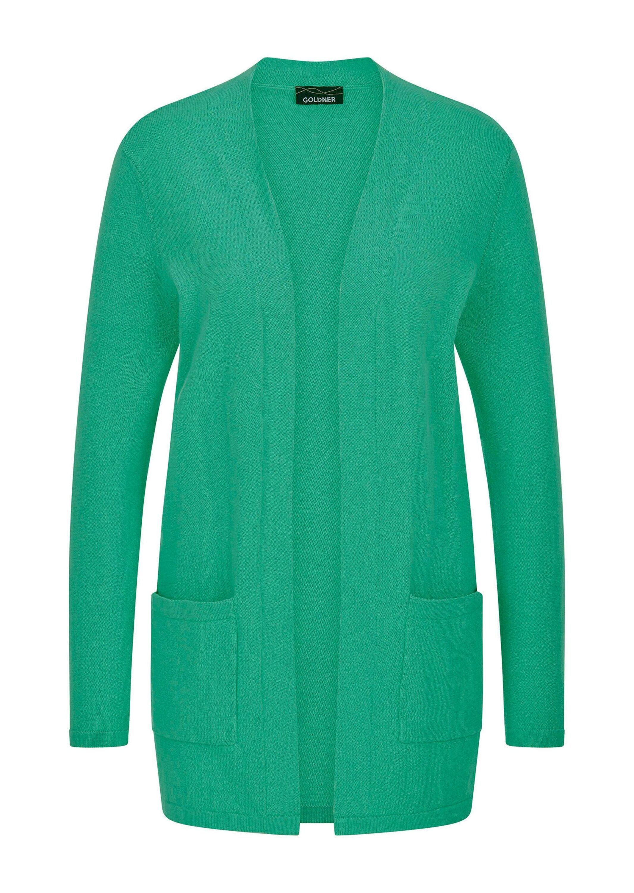 GOLDNER Strickjacke »Kurzgröße Elegante Strickjacke mit Kaschmir« mit Kaschmieranteil