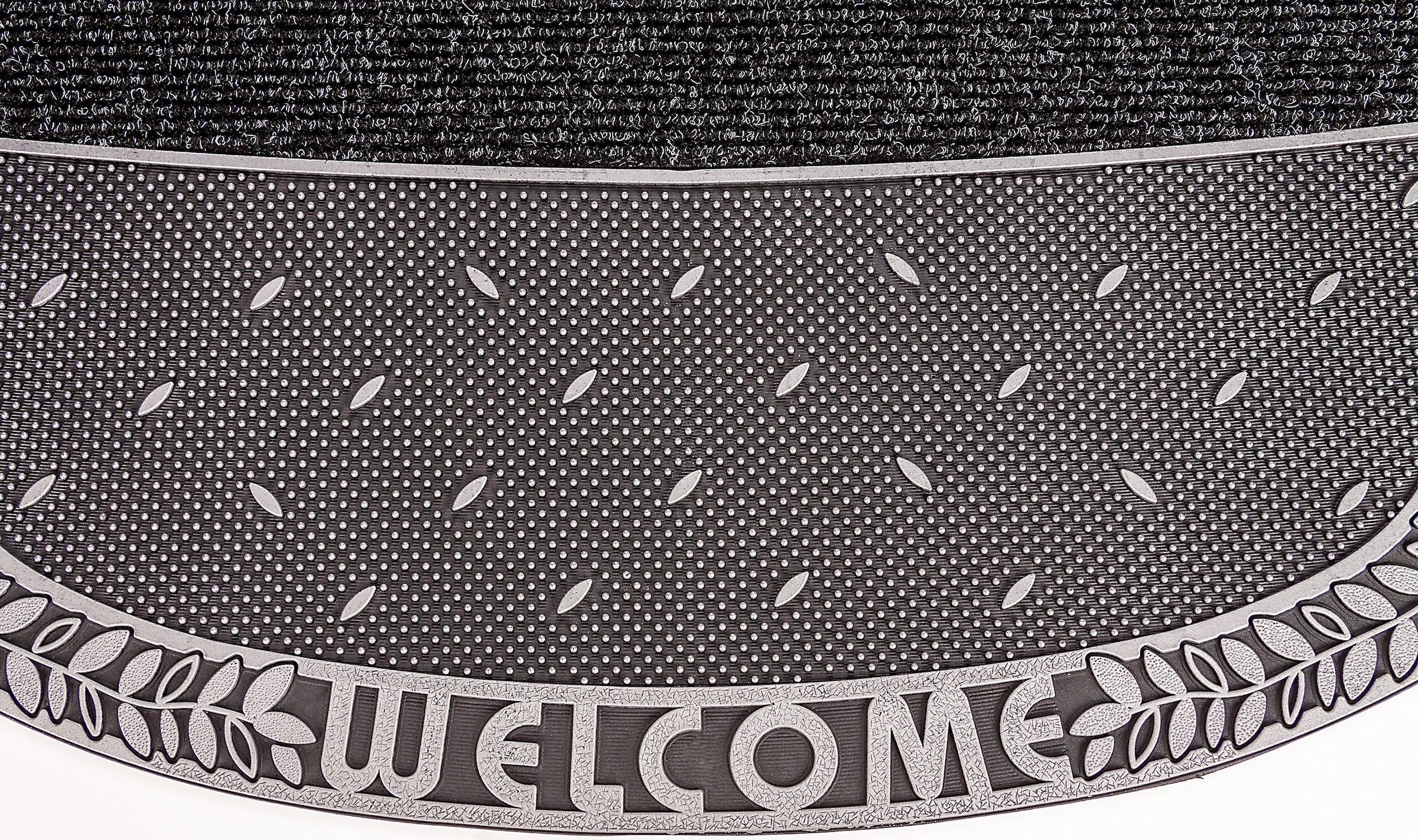 Home2Fashion Fußmatte »TC Clean Tendri, Welcome«, rechteckig, 8 mm Höhe, Schmutzfangmatte, mit Spruch, robust, In- und Outdoor geeignet