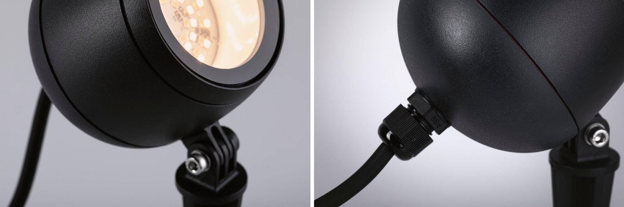 Paulmann LED Gartenleuchte »Outdoor Plug & Shine Spot Kikolo Insect friendly ZigBee«, 1 flammig, Insektenfreundlich