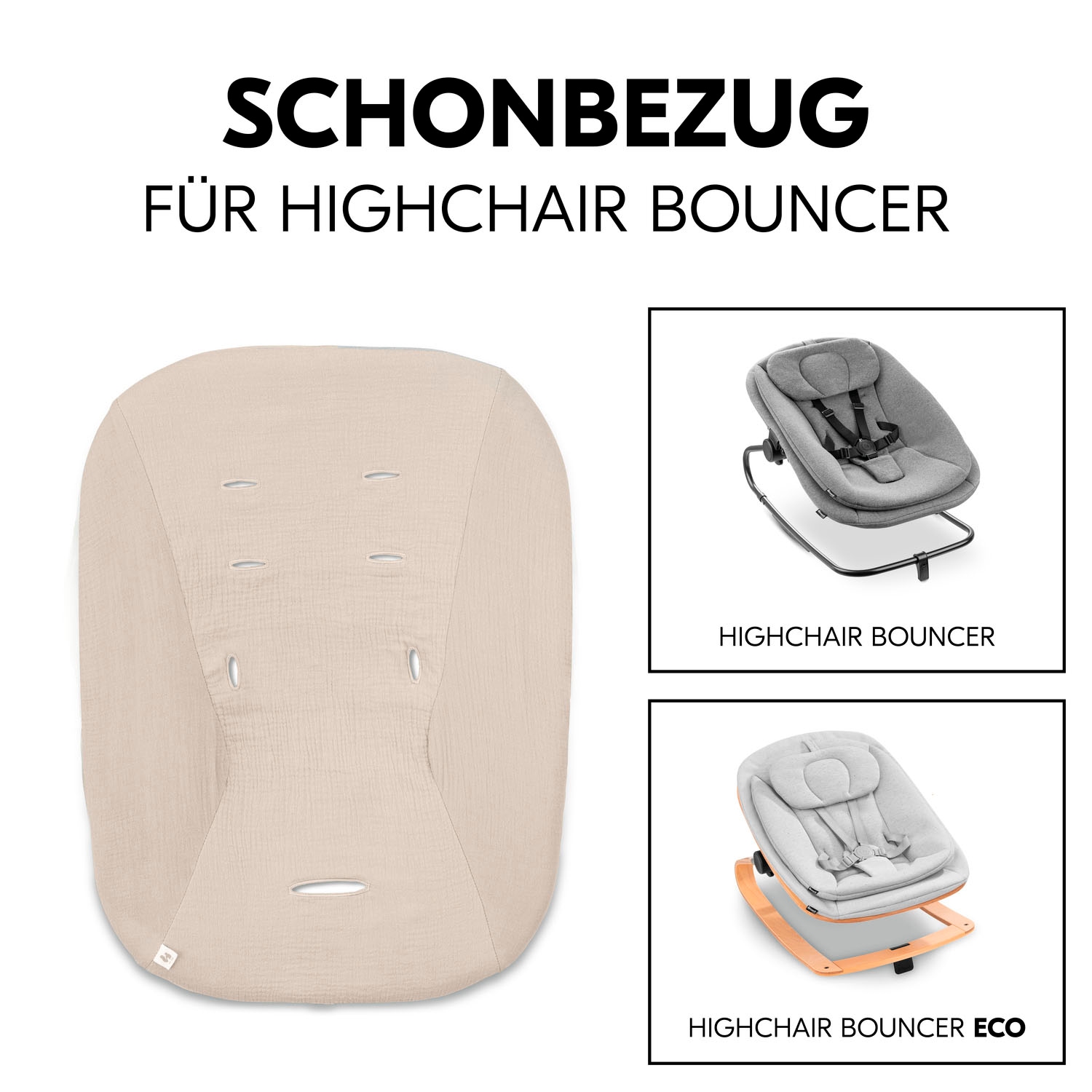 Hauck Kindersitzbezug »Schonbezug für Babywippe; Highchair Bouncer Cover«, Schonbezug für Babywippe