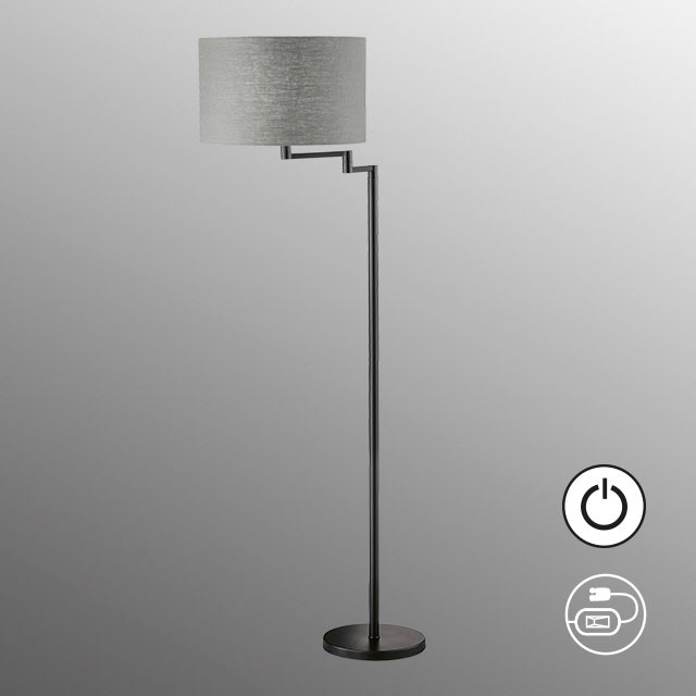 FISCHER & HONSEL Stehlampe »Rota«, 3 flammig, Leuchtmittel E27 | ohne Leuchtmittel