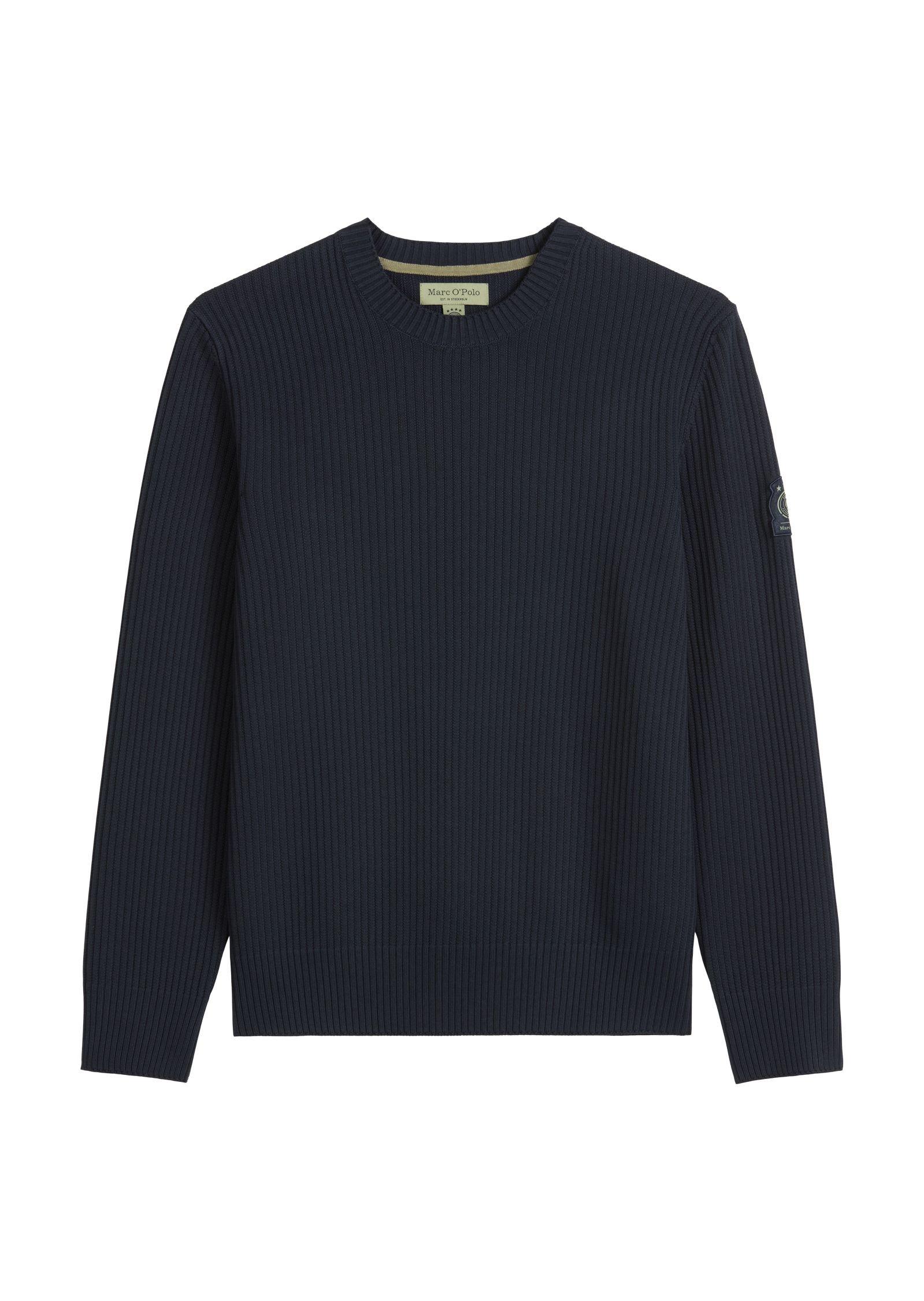 Marc O'Polo Rundhalspullover »DFB Travel Collection«, aus reiner Bio-Baumwolle, regular fit