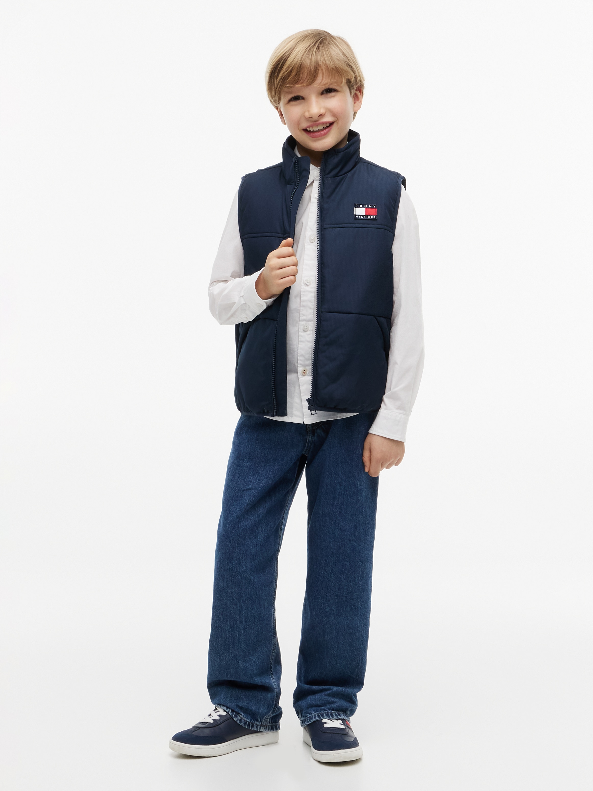 Tommy Hilfiger Steppweste Kinder bis 16 Jahre, Druck
