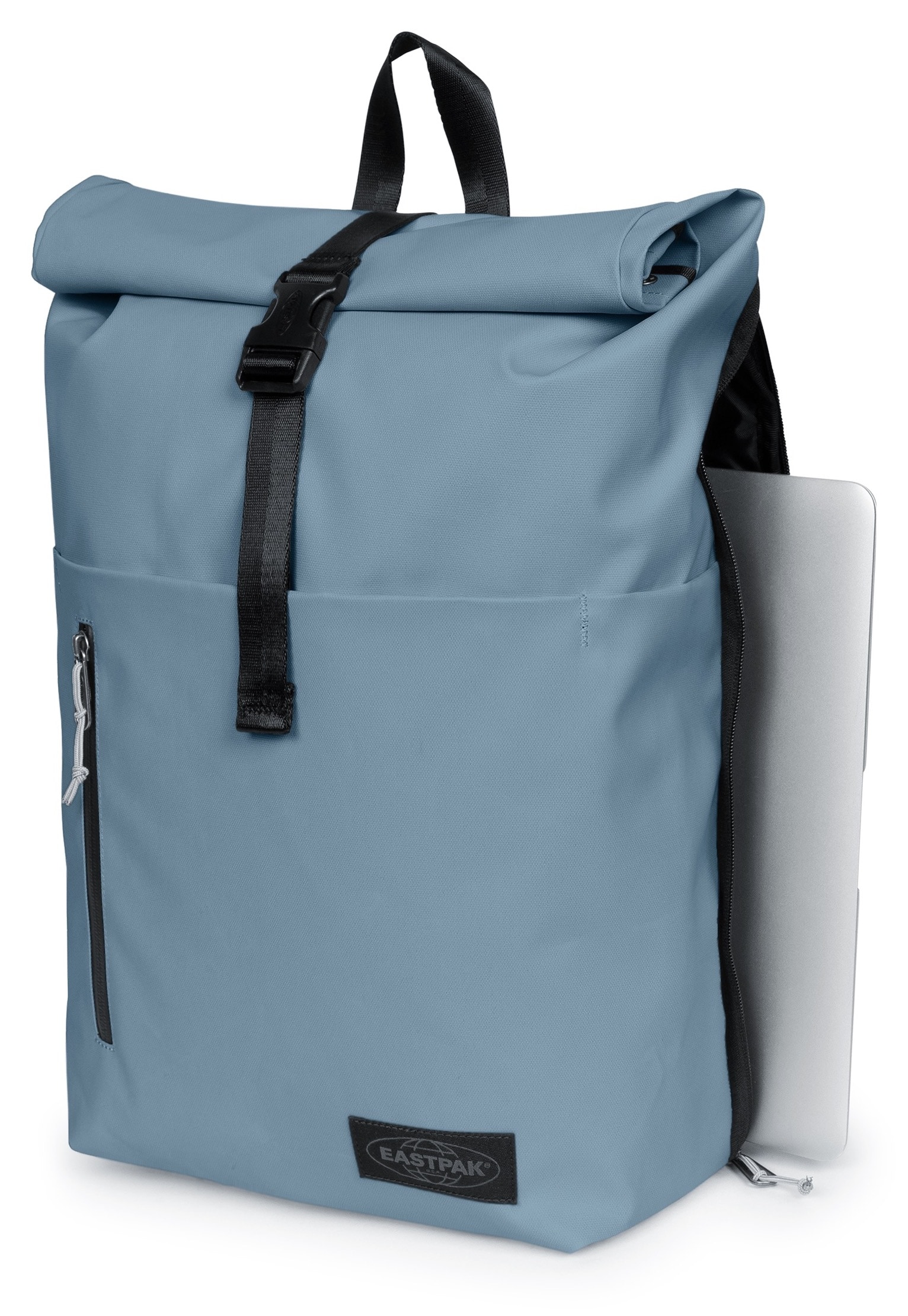 Eastpak Freizeitrucksack »UP ROLL Tarp Dust Blue« Rolltop-Rucksack mit wasserabweisender Funktion