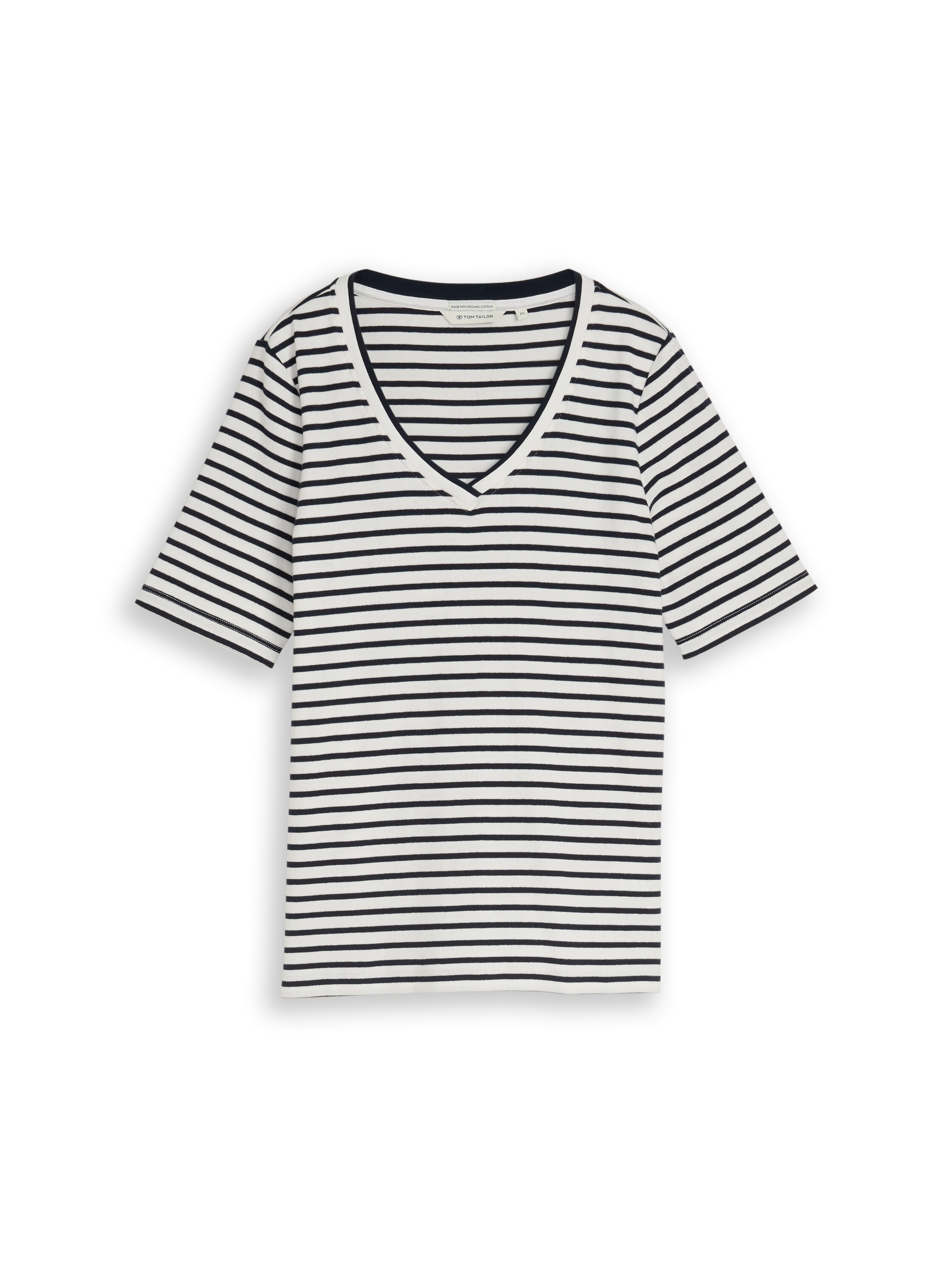 TOM TAILOR T-Shirt mit Kontrast Detail