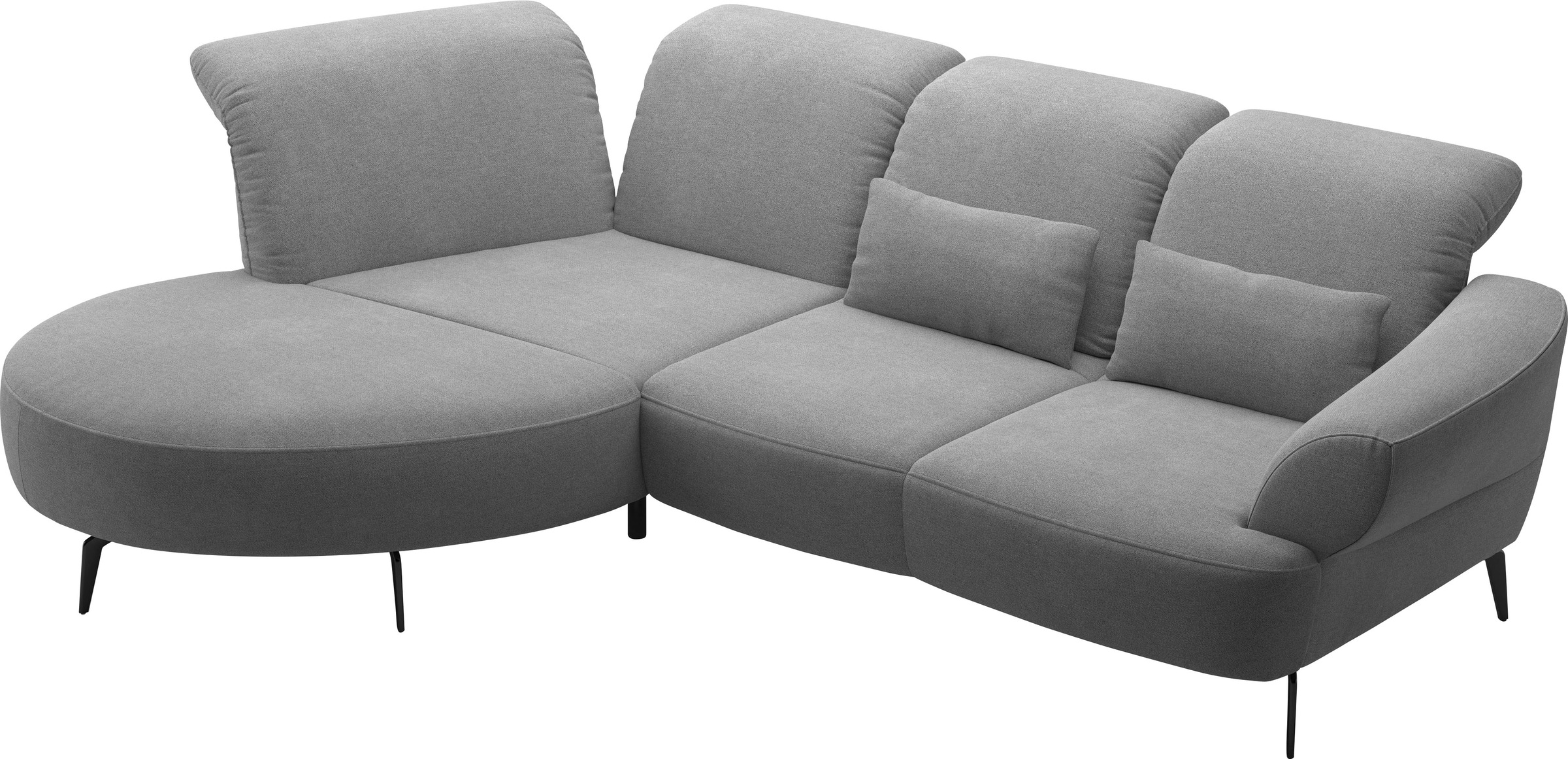 sit&more Ecksofa »Dance«, inkl.System Click&Seat und Sitztiefenverstellung